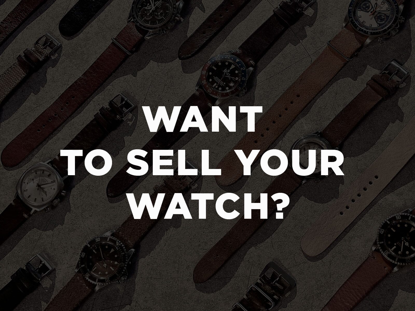 We Buy Vintage Watches