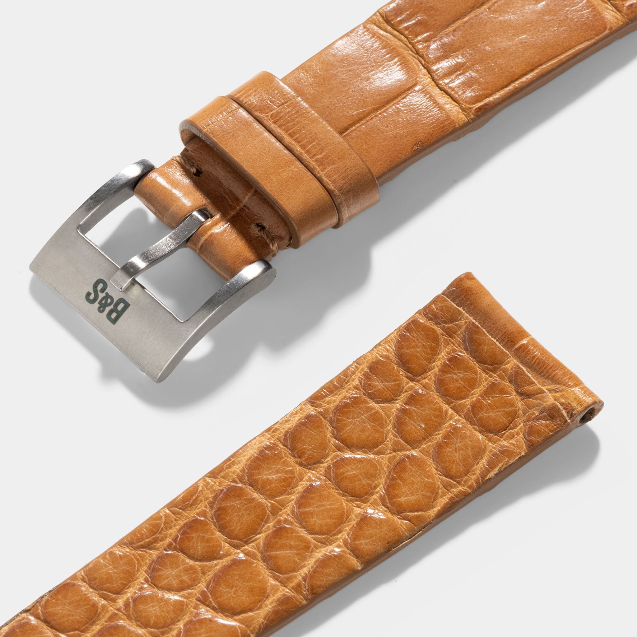 Strap for Patek Philippe 3940 Perpetual – Honey Double-Sided Alligator