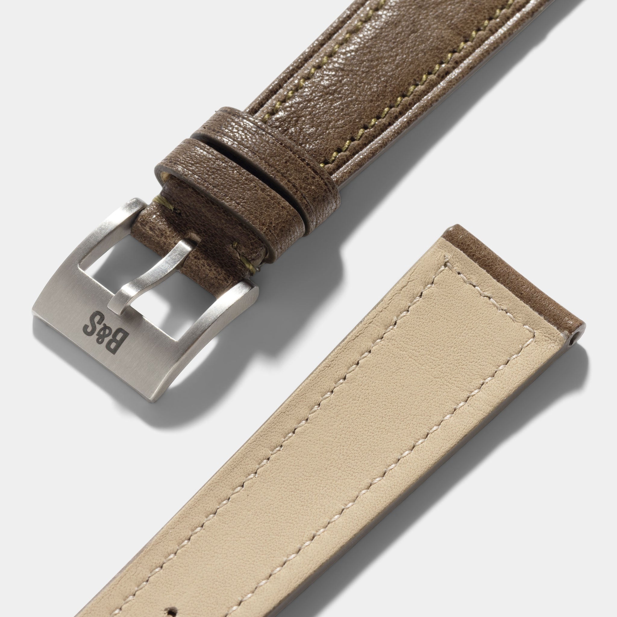 Strap for Patek Philippe 3940 Perpetual – Olive Green Boxed Calfskin