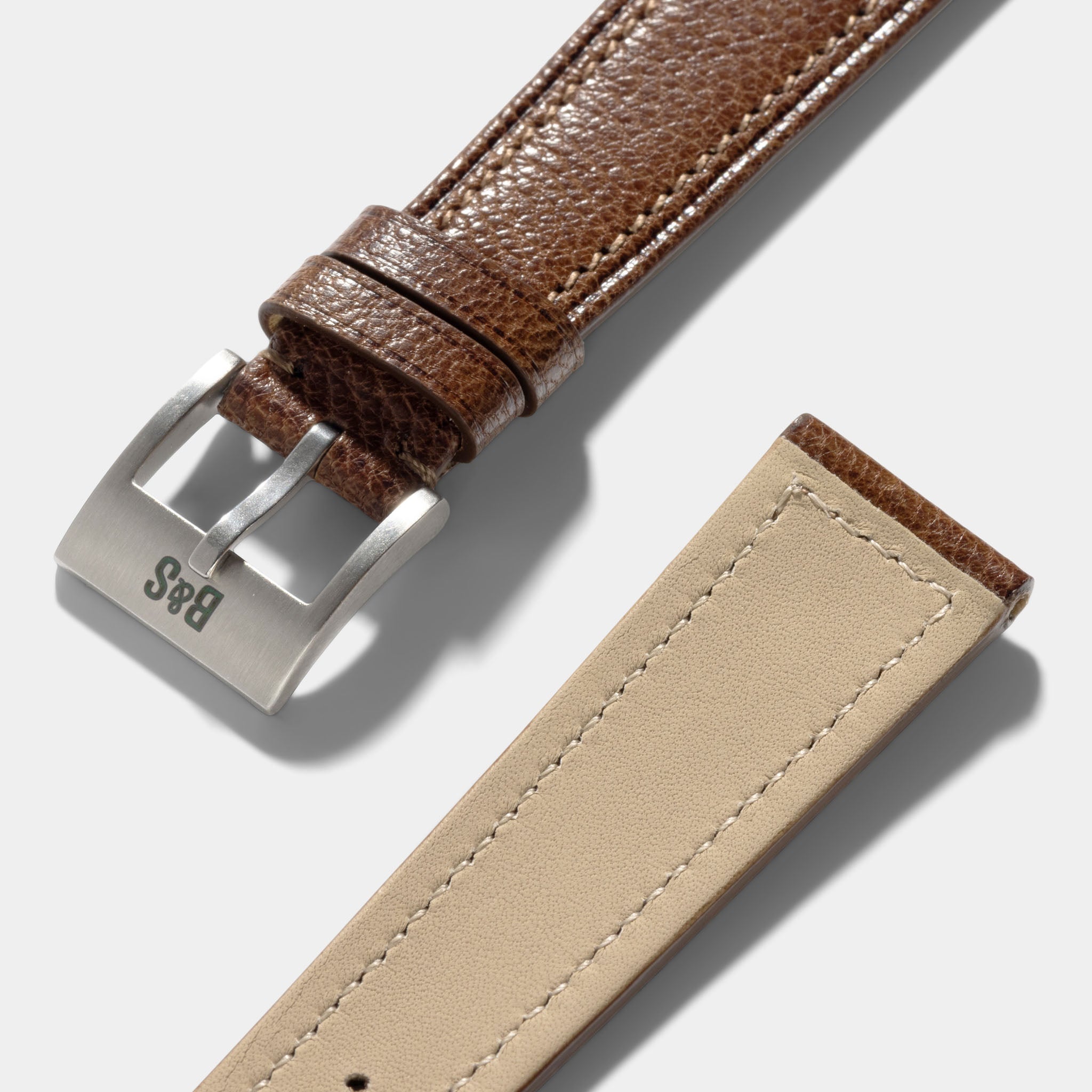 Strap for Patek Philippe 3940 Perpetual – Burnished Tobacco Brown Calfskin