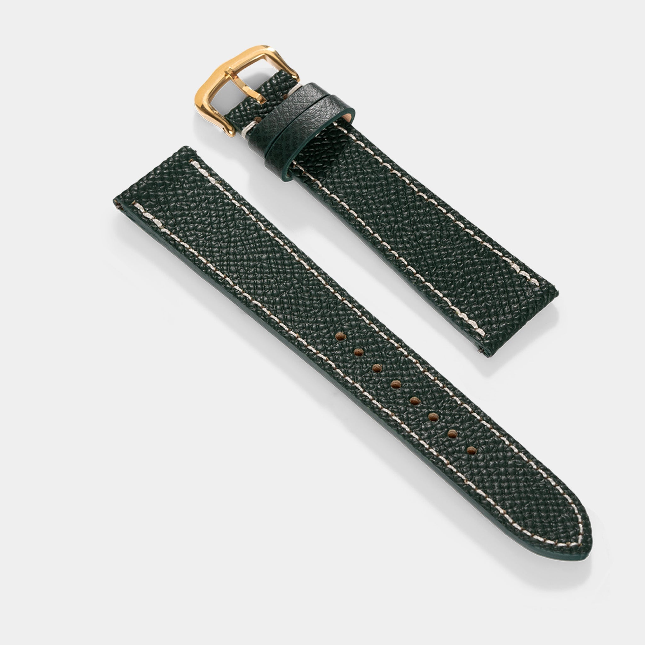Strap for Cartier Tank Louis (2021-2024) - The Marston Calf Dark Green