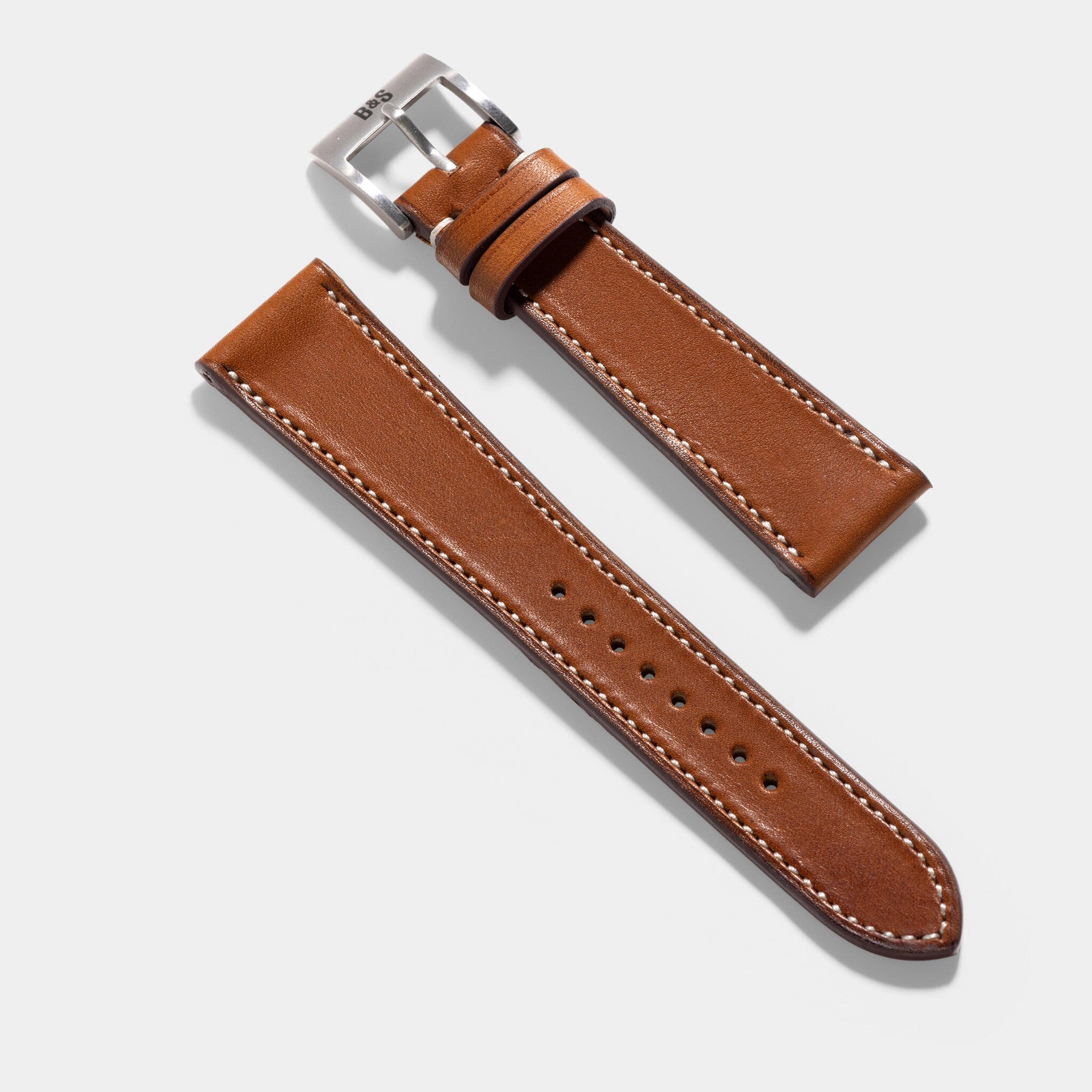 Strap for Rolex Datejust 1601 1603 16014 16030 - Luxury Cognac Brown Leather