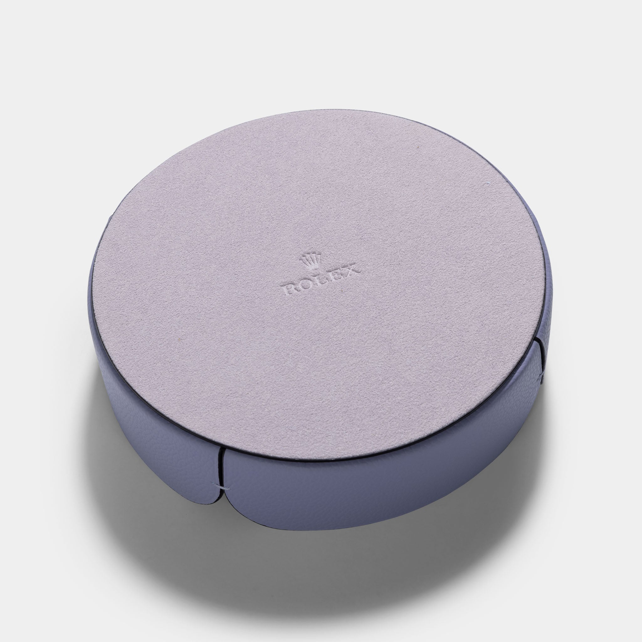Rolex Leather Organiser Tray in purple colour