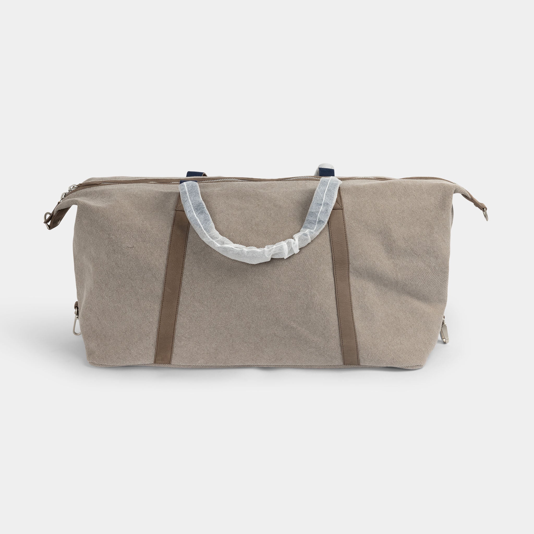 Rolex taupe grain canvas/ suede travel Bag