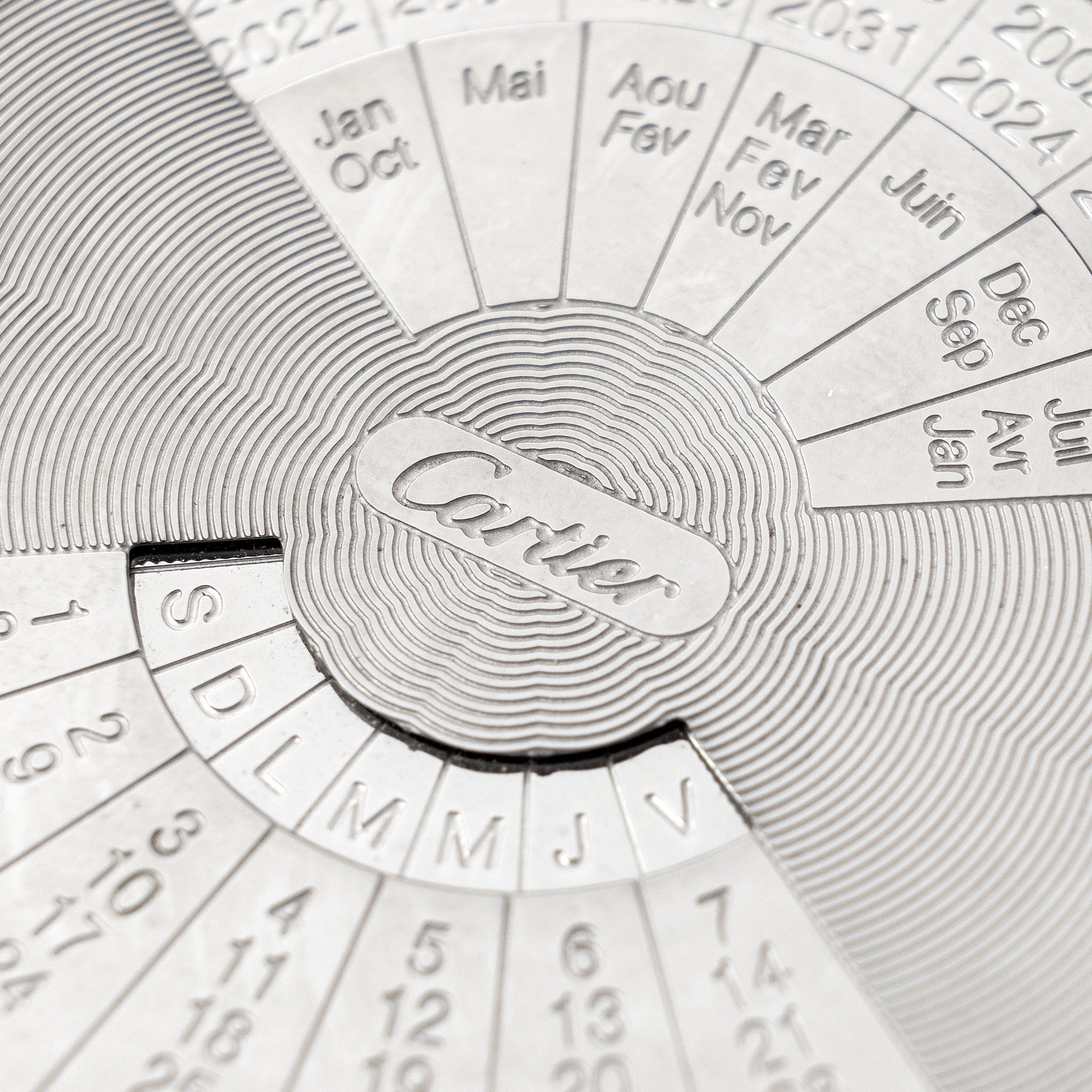 Cartier calendar desk paper weight box “ limited edition “