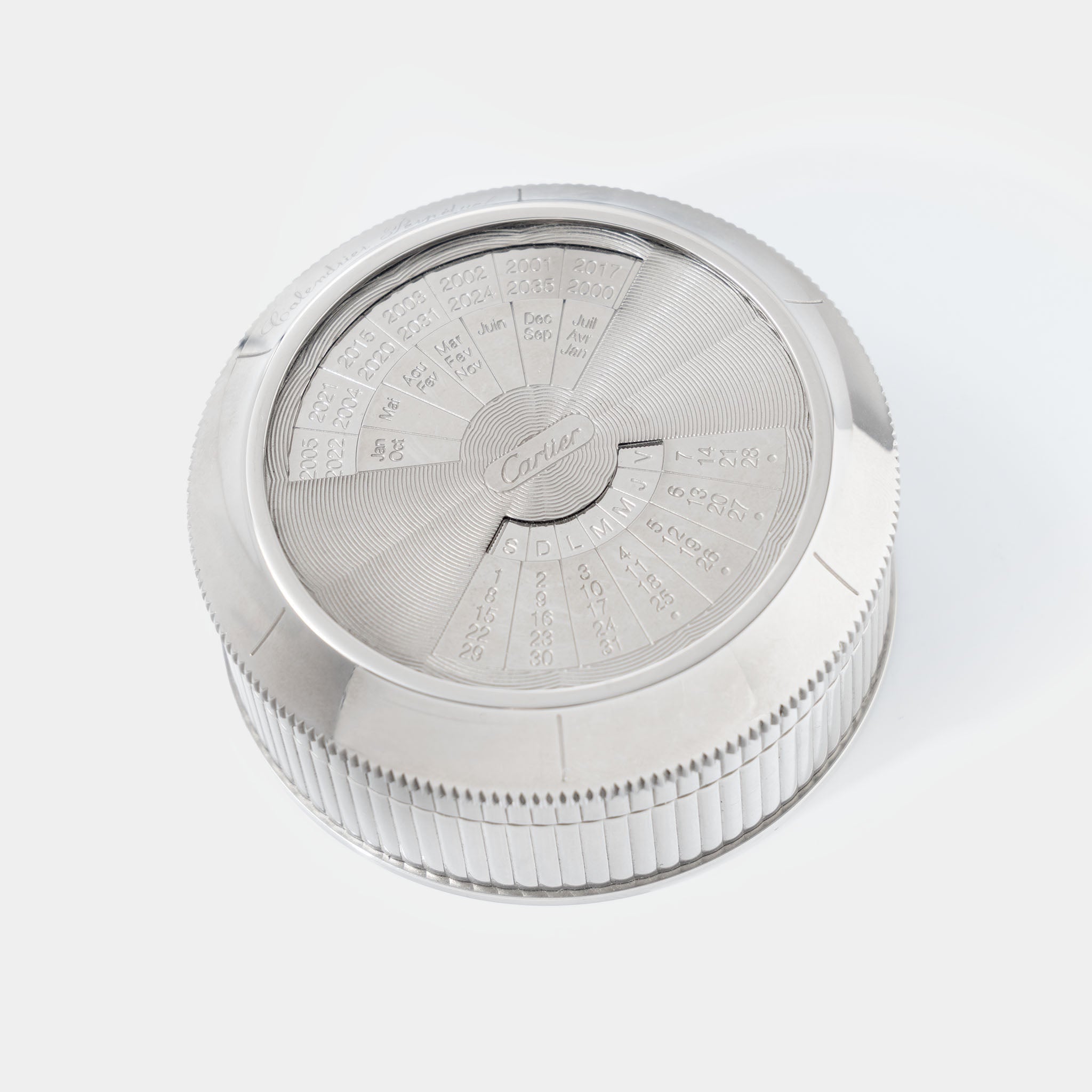 Cartier calendar desk paper weight box “ limited edition “