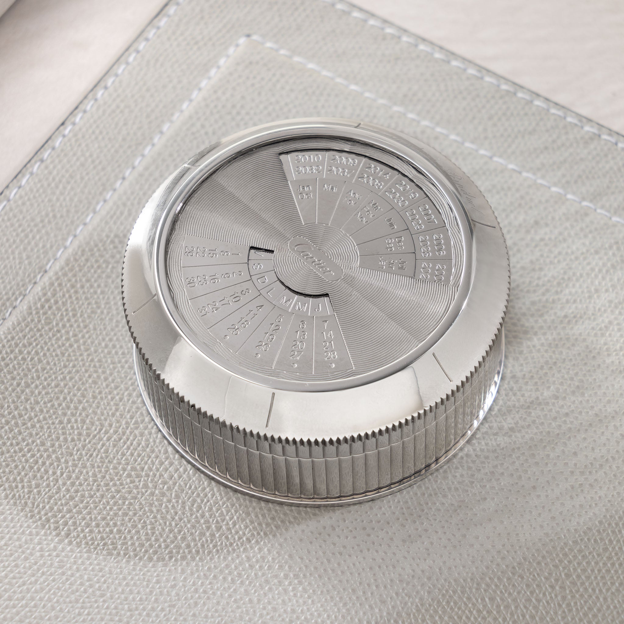 Cartier calendar desk paper weight box “ limited edition “