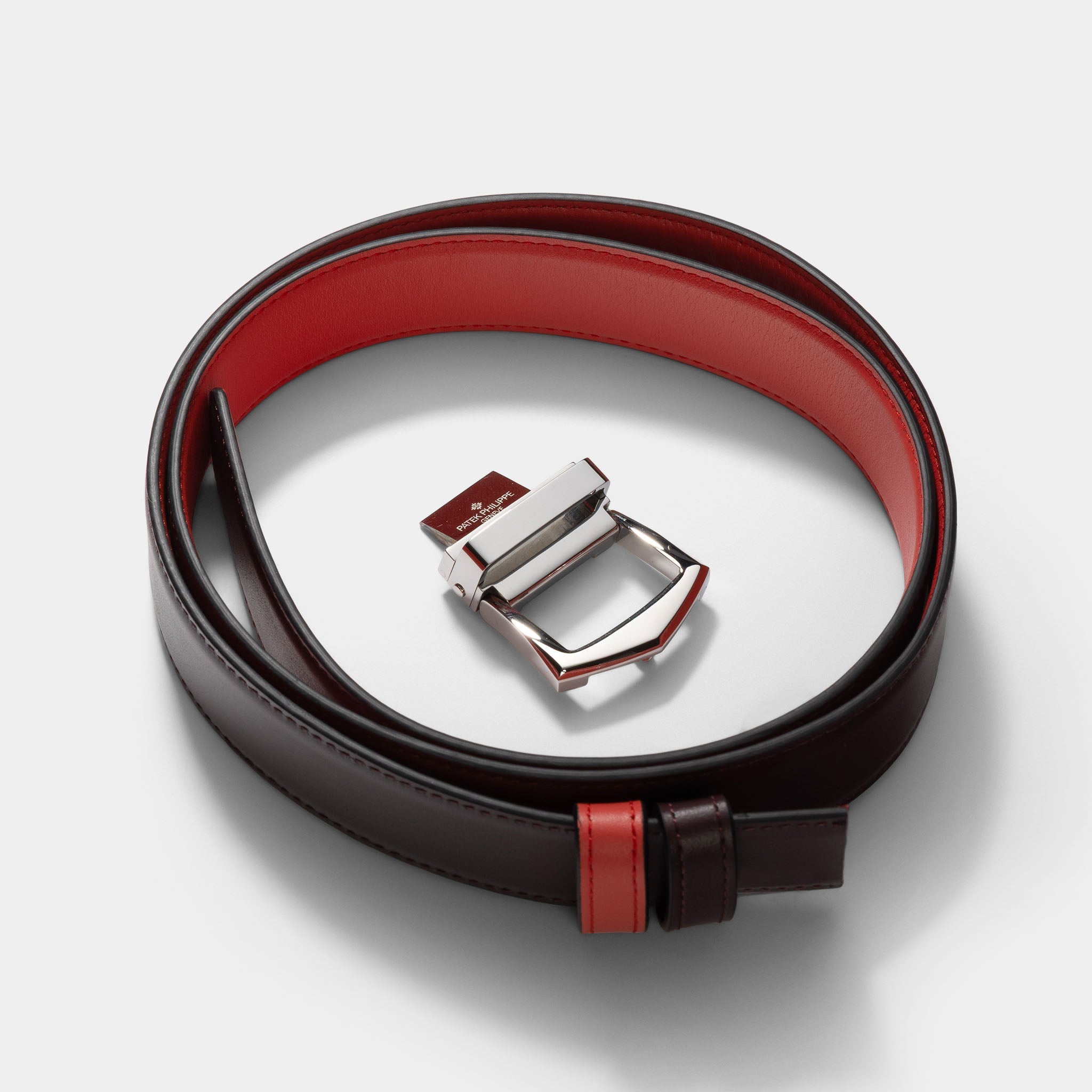 Patek Philippe ladies reversible leather belt