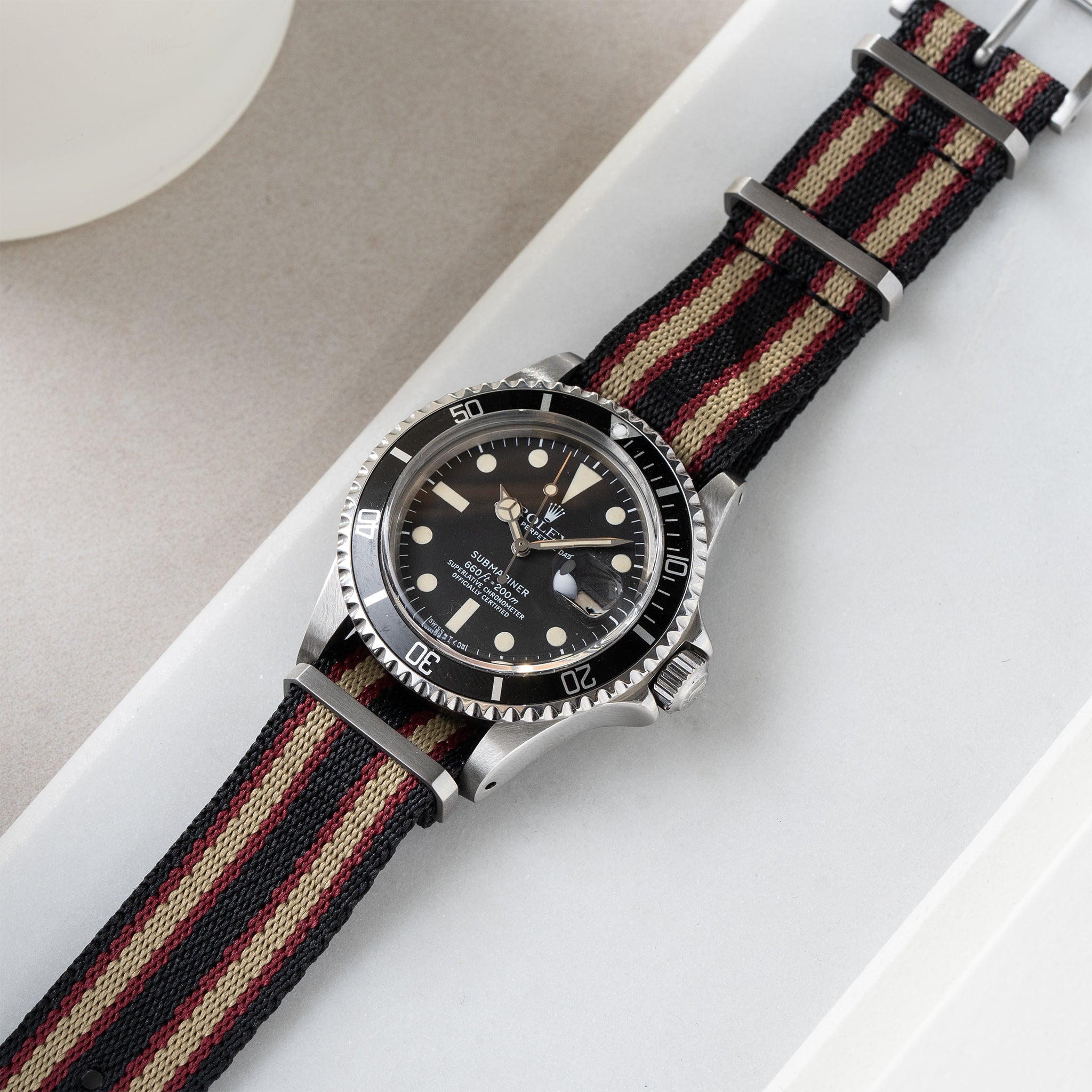 Strap for Rolex Submariner 5513 & 1680 - Single Pass 007 Vintage Edition