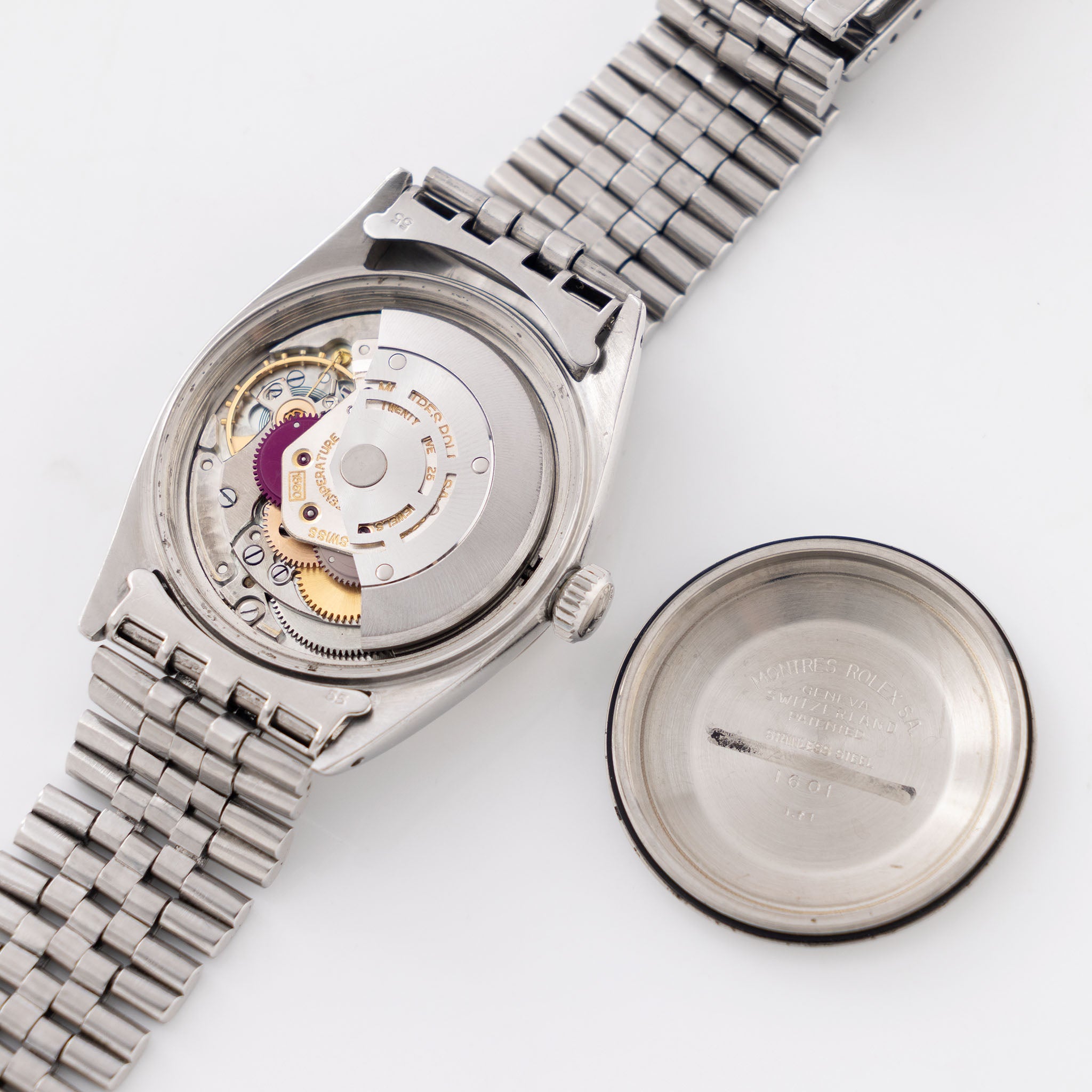 Rolex Datejust 1601 "Swiss Only" Silver Dial No Lume Dauphine Hands