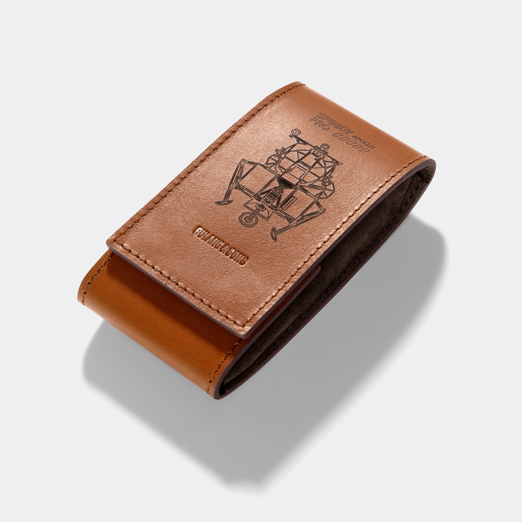 Apollo - Chevalin Cognac Brown Leather Watch Pouch