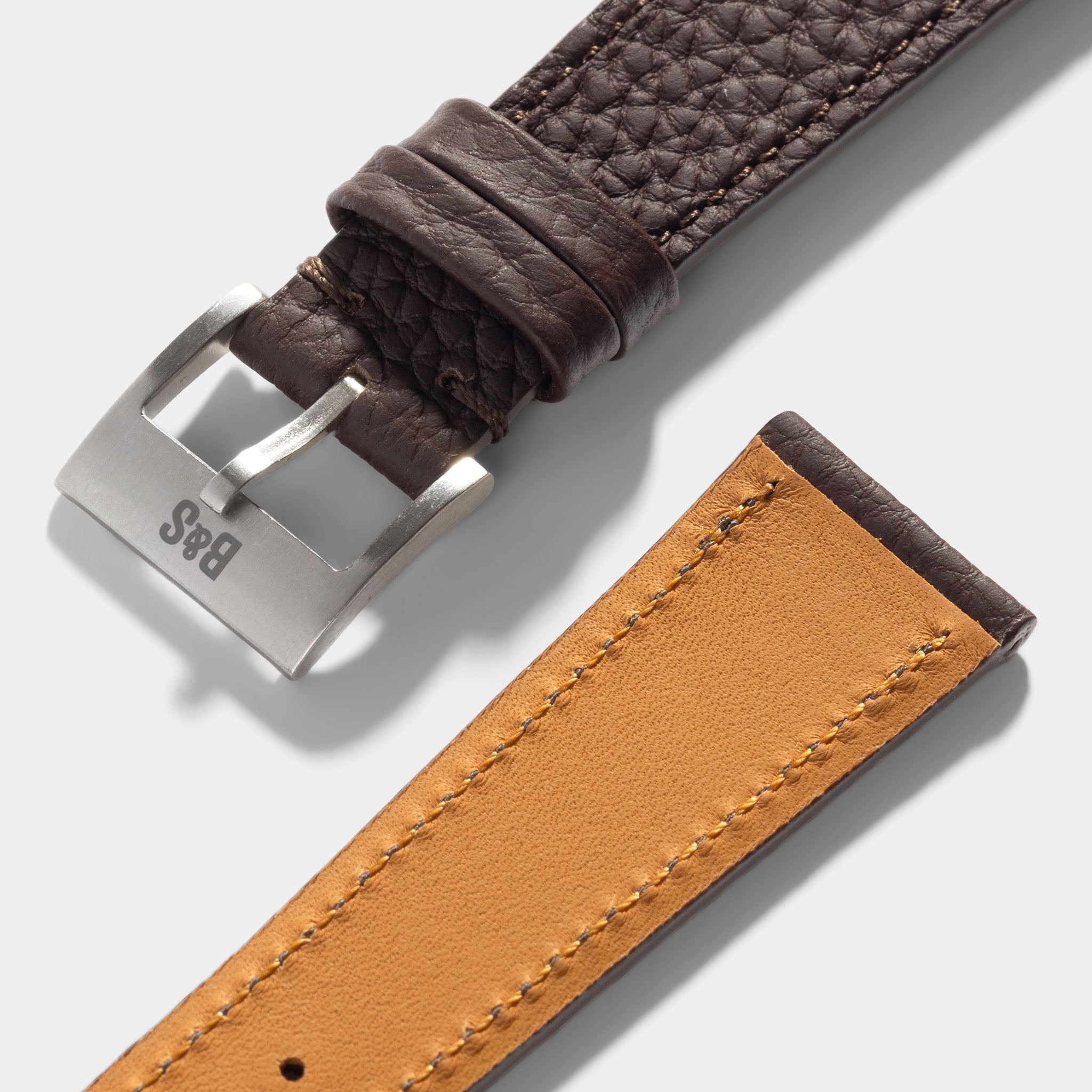 Grana Dark Brown Tonal Watch Strap