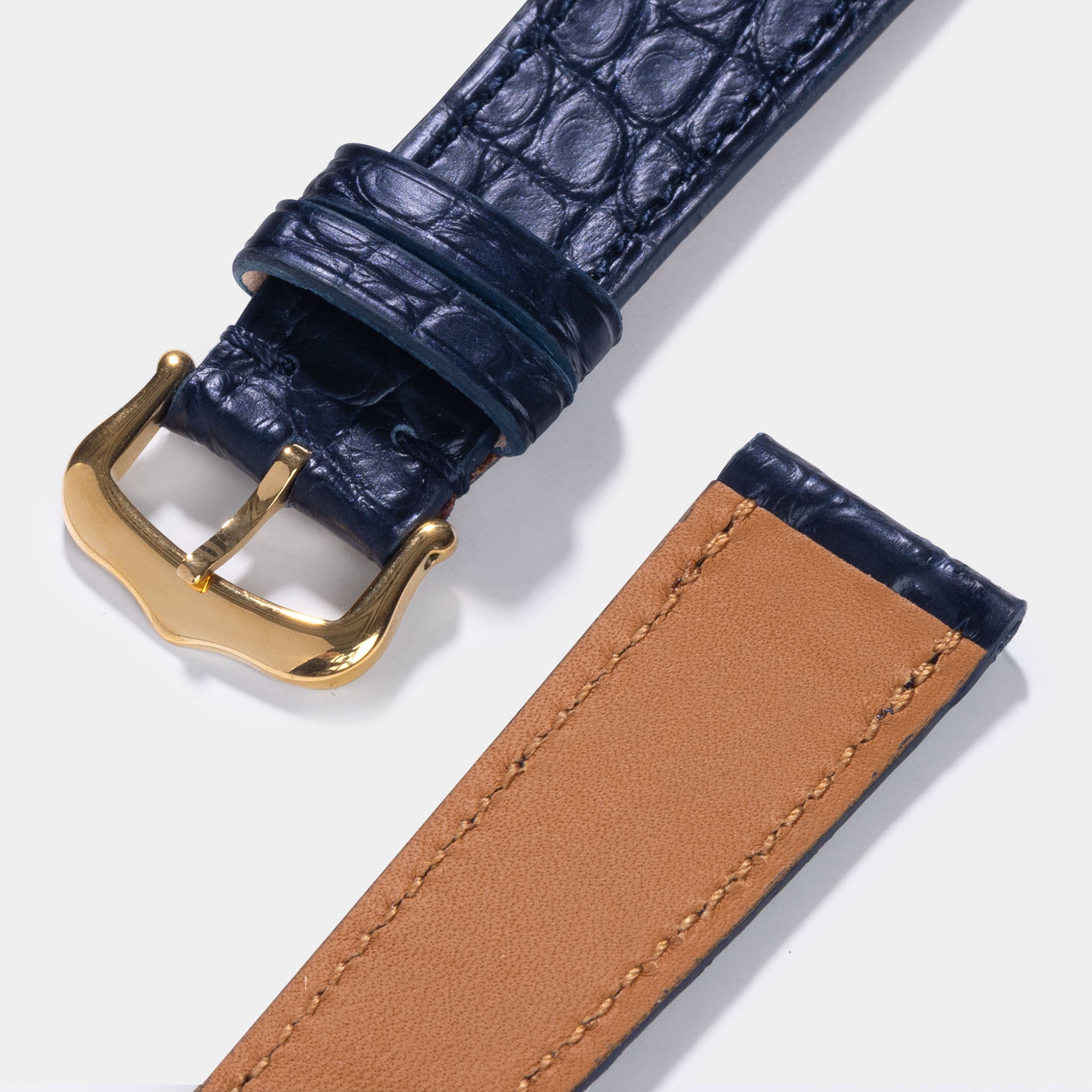 Strap for Cartier 17.5mm - The Blue Alligator