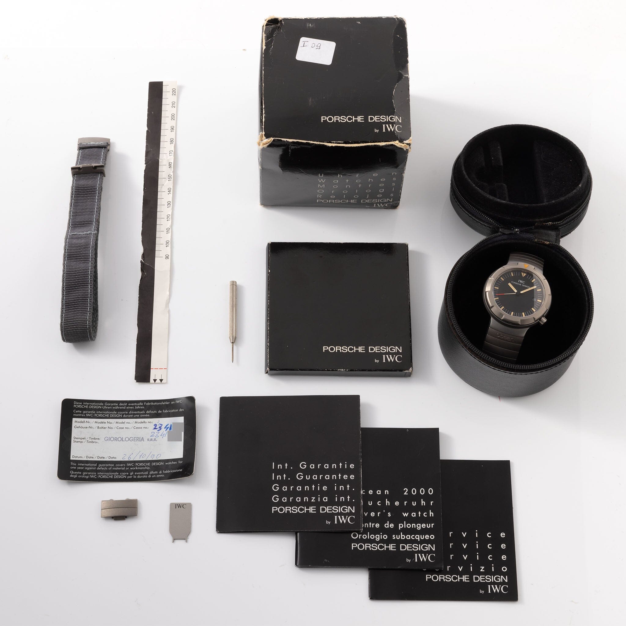 Porsche Design by IWC Ocean 2000 ref. 3524 Box and Papers