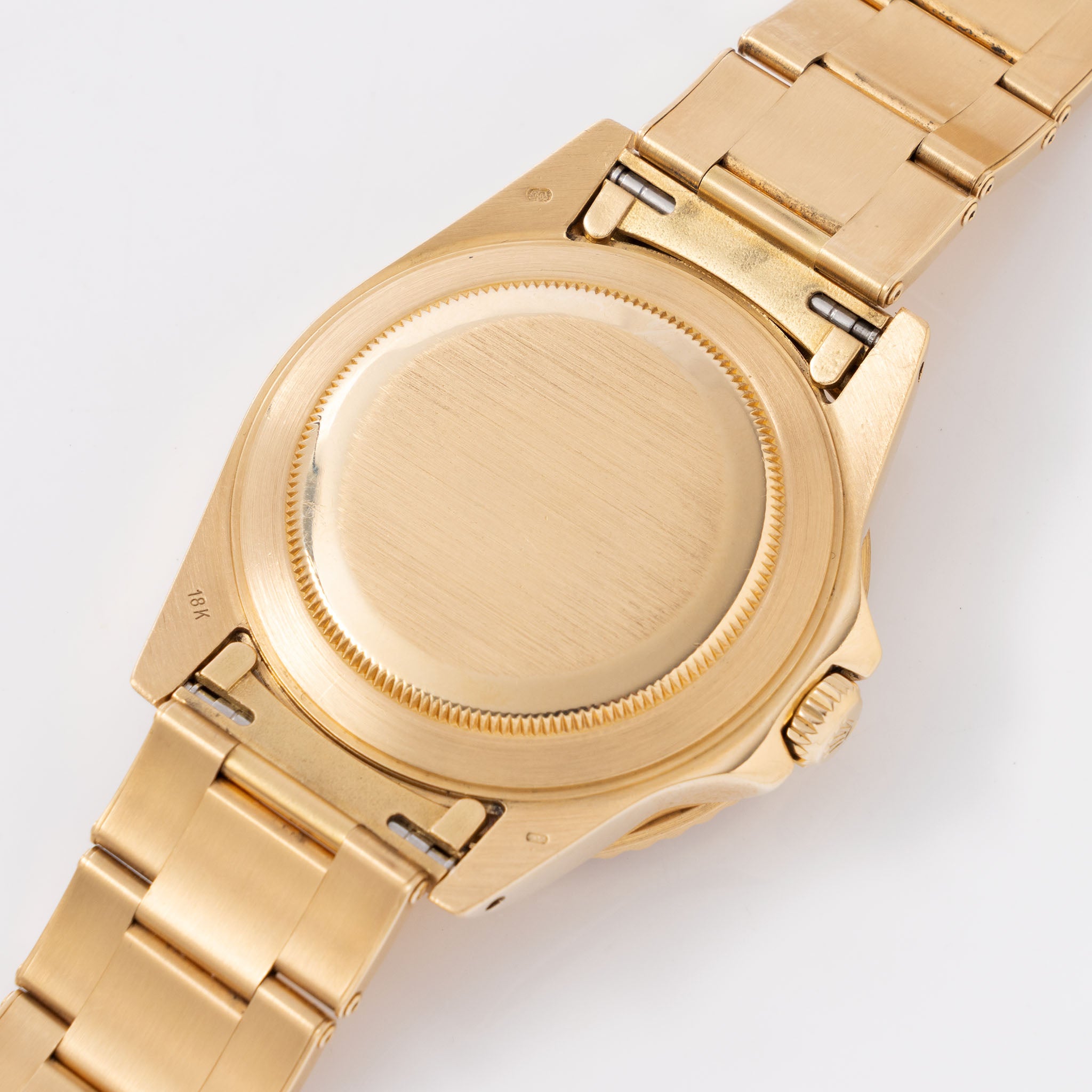 Rolex GMT-Master in 18k Yellow Gold Ref 16758 with Original Guarantee Paper "Two Dials"