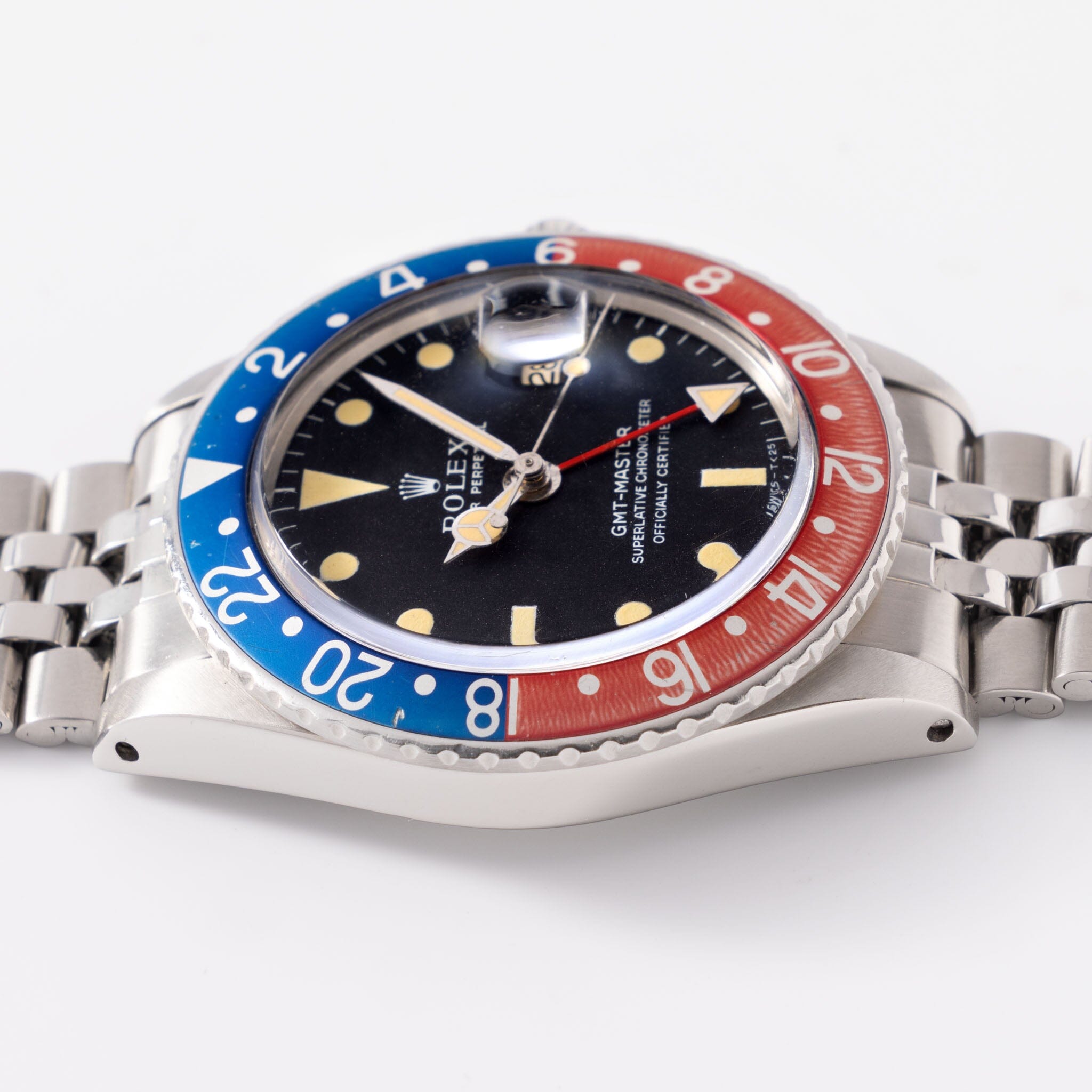 Rolex GMT-Master 1675 Long-E Dial Pepsi Bezel Insert