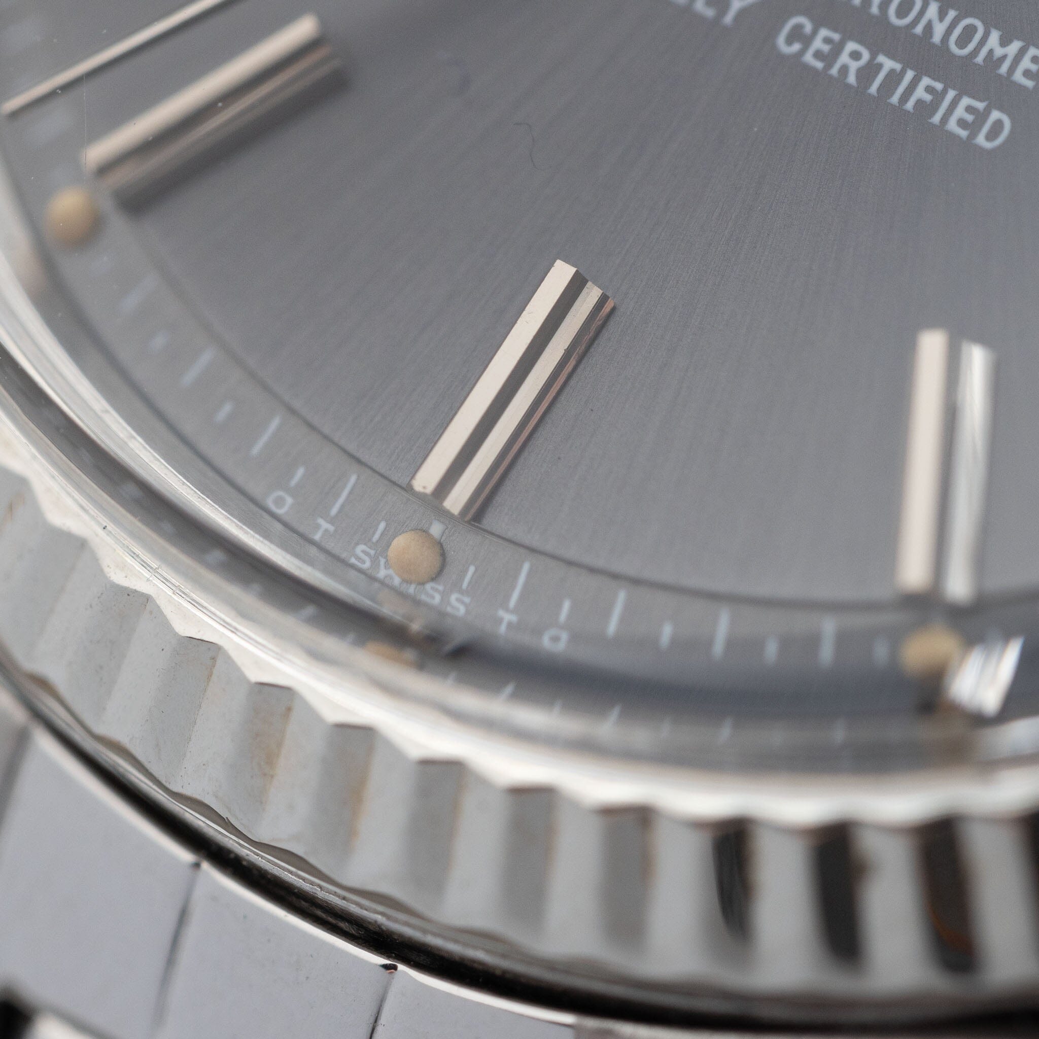 Rolex Datejust 1601 Grey Soleil Sigma Dial