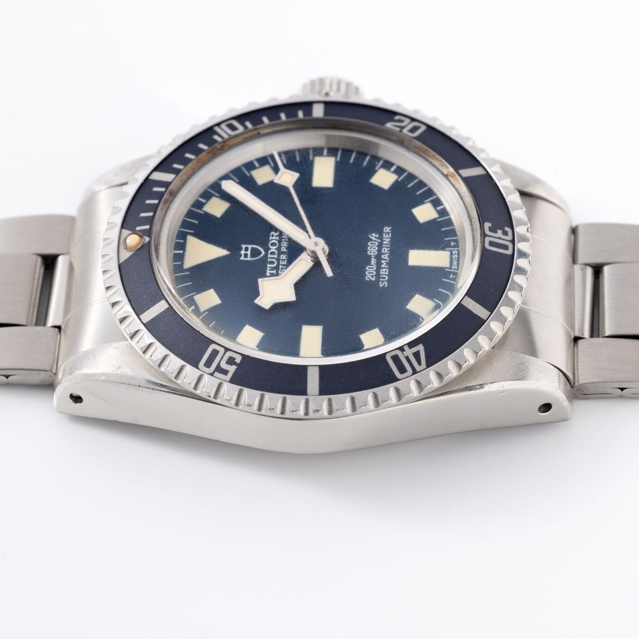 Tudor Submariner Snowflake No Date Blue Dial 9401/0
