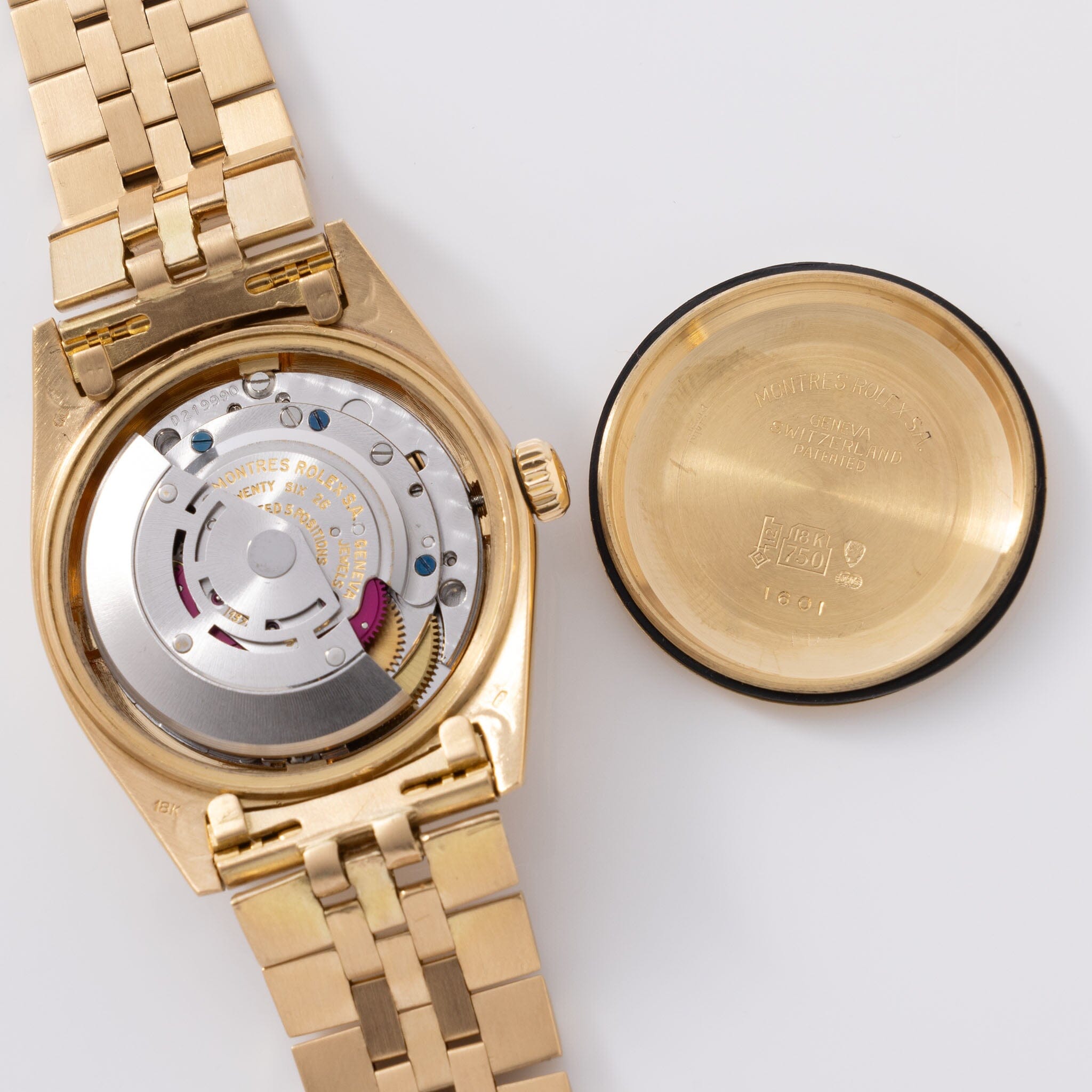 Rolex Datejust Yellow Gold Cappuccino Dial Ref 1600