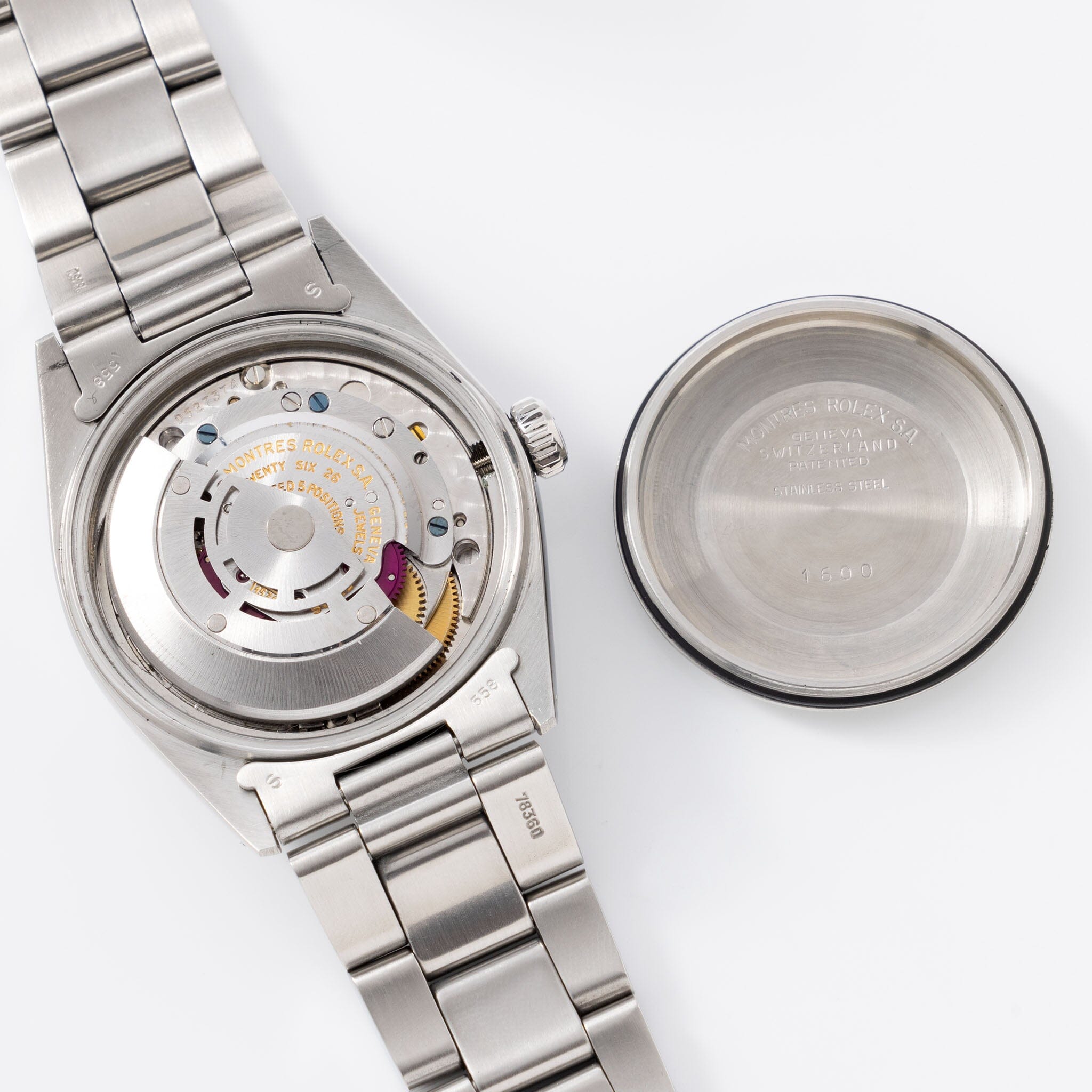 Rolex Datejust White Buckley Dial Ref 1603