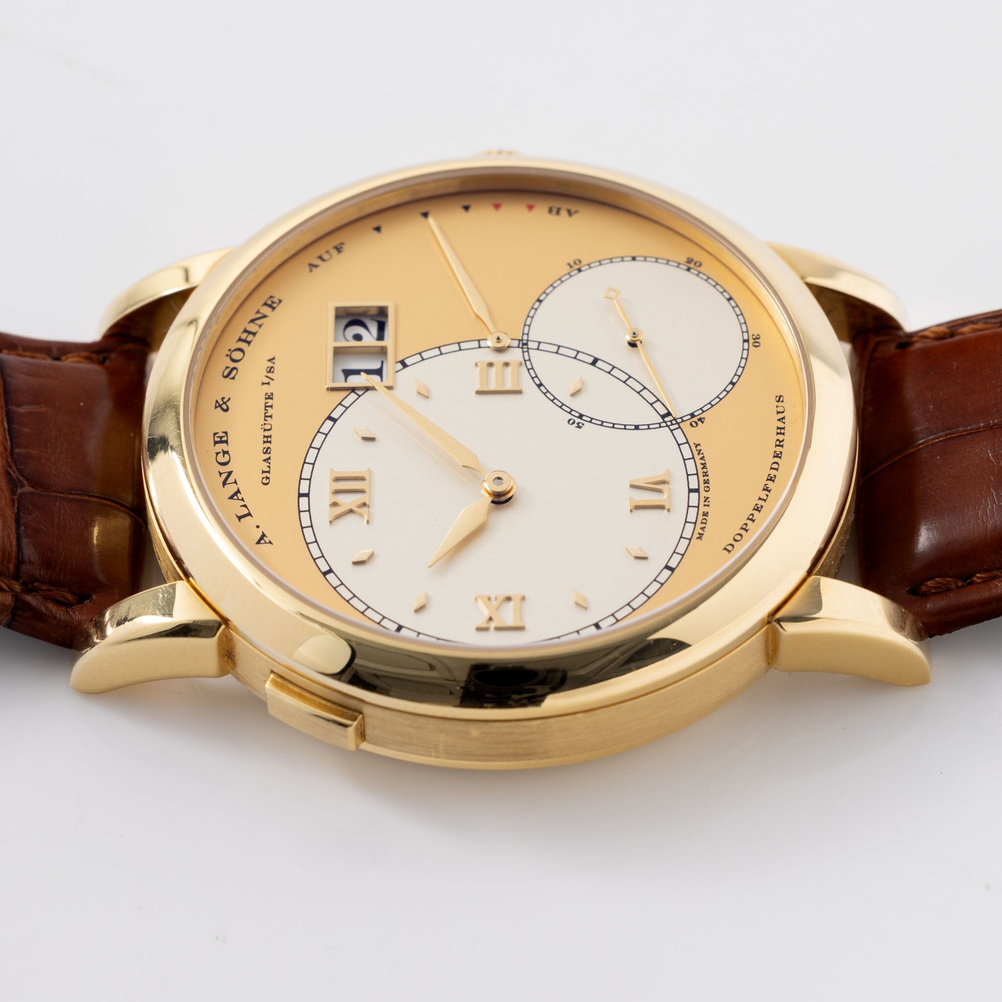 A. Lange & Söhne Grand Lange 1 “ Grosse Lange” 18kt Yellow Gold Ref 115.021