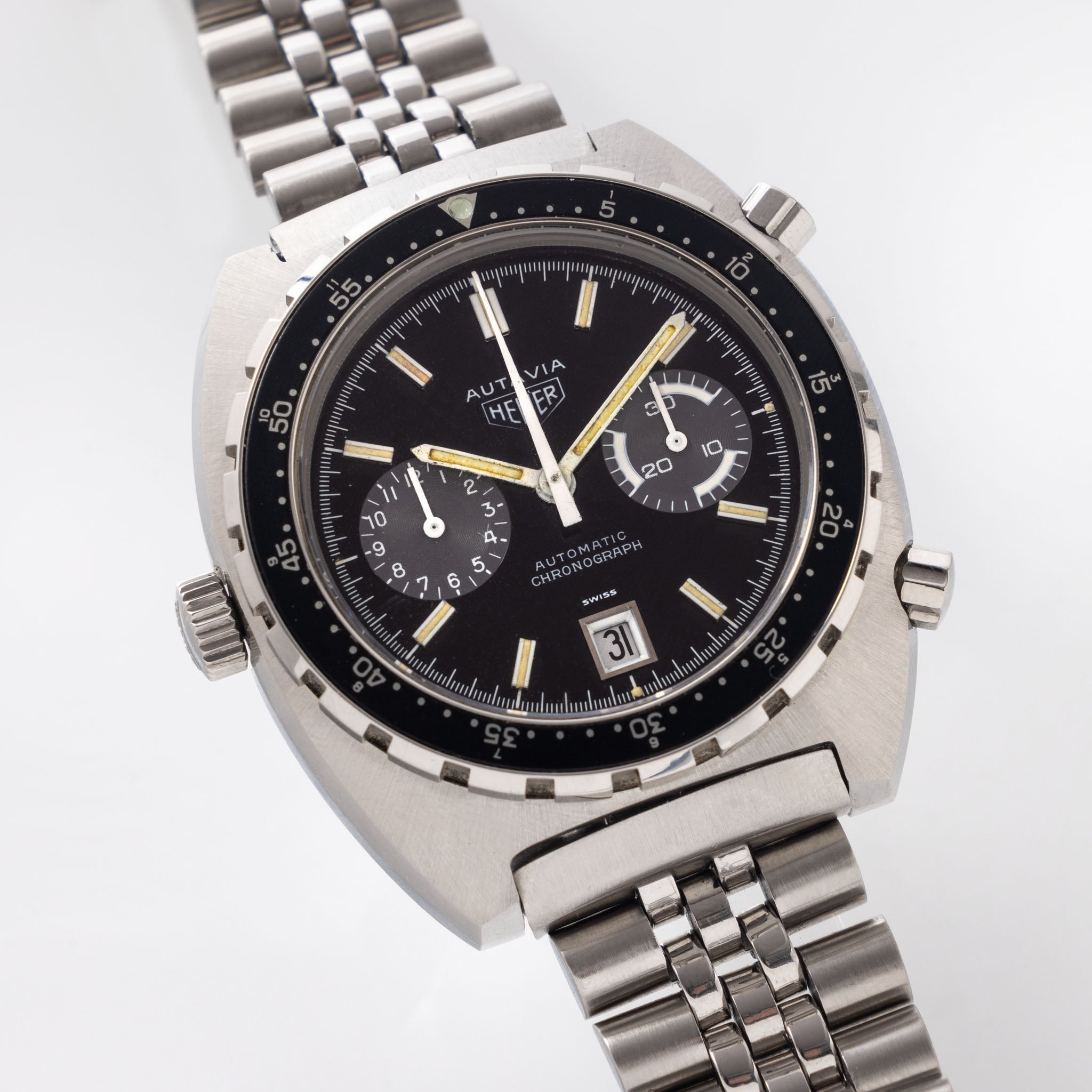 Heuer Autavia Black Dial Ref. 11063V