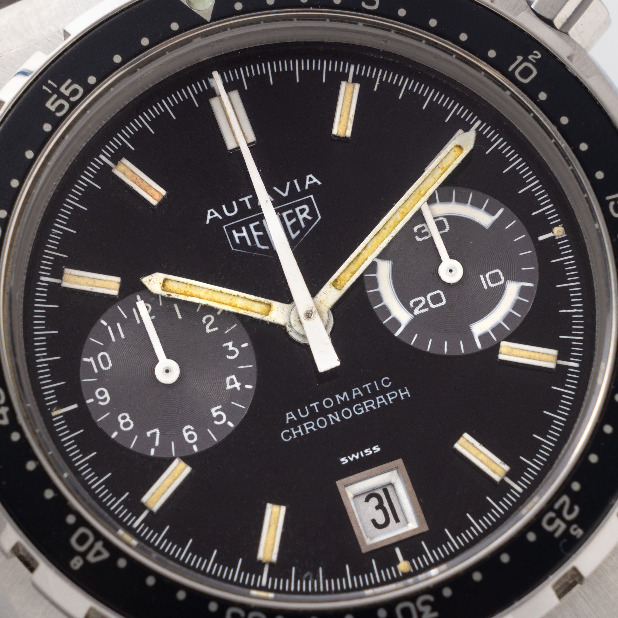 Heuer Autavia Black Dial Ref. 11063V