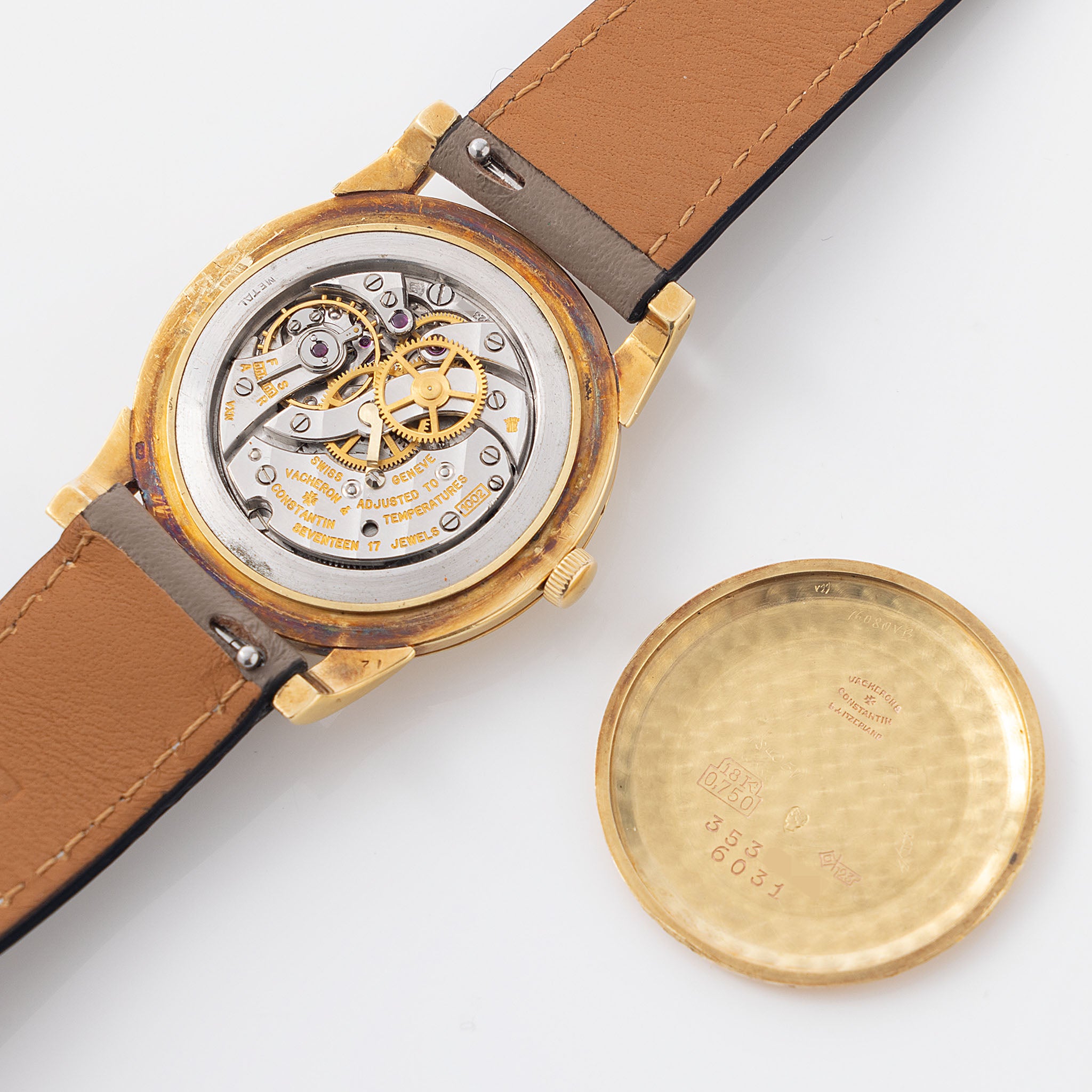 Vacheron Constantin 18k Yellow Gold Ultra-Thin Dress Watch Ref. 6031 Silver Dial