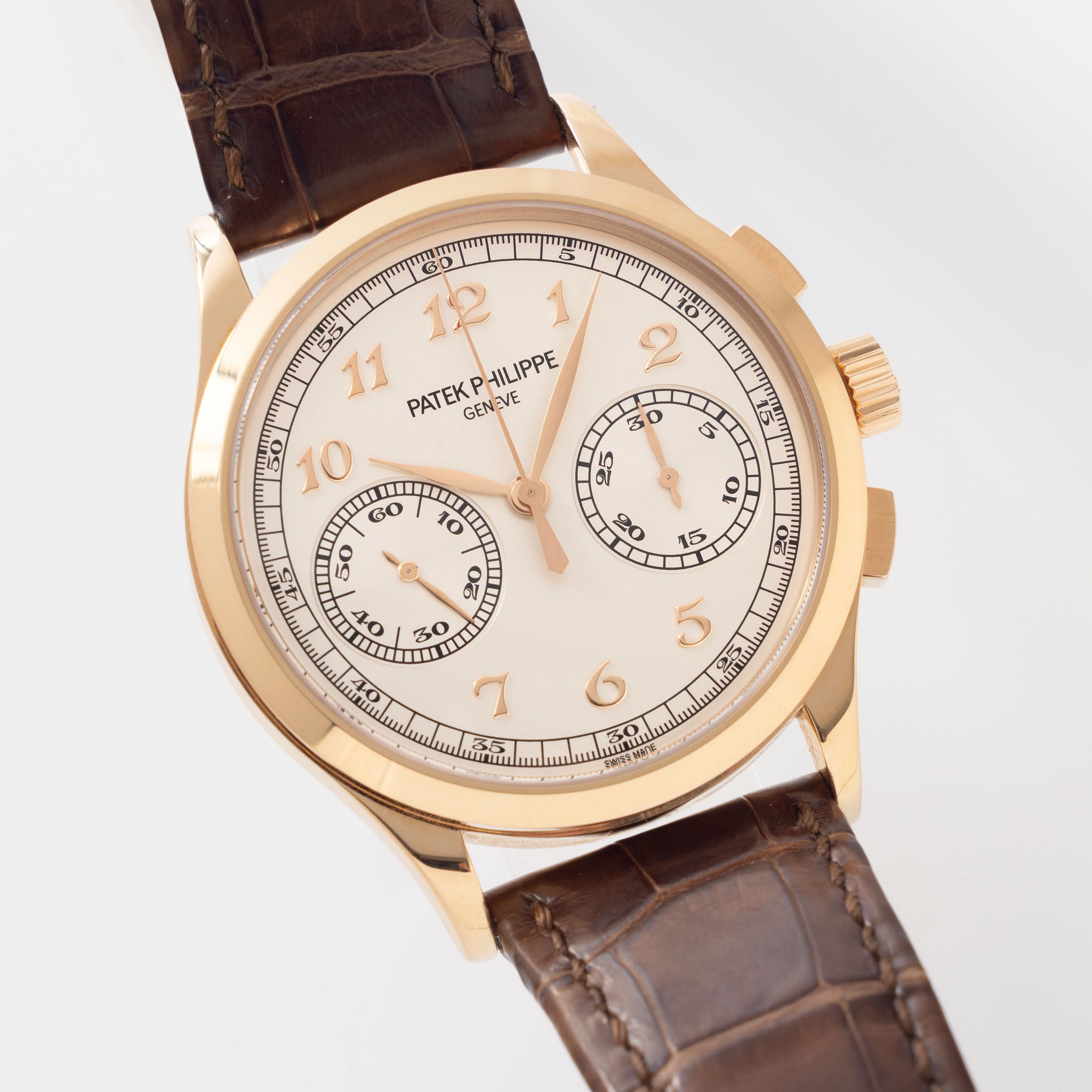 Patek Philippe Chronograph 5170-001R “Breguet Numerals” in 18K Rose Gold Box and Paper Set