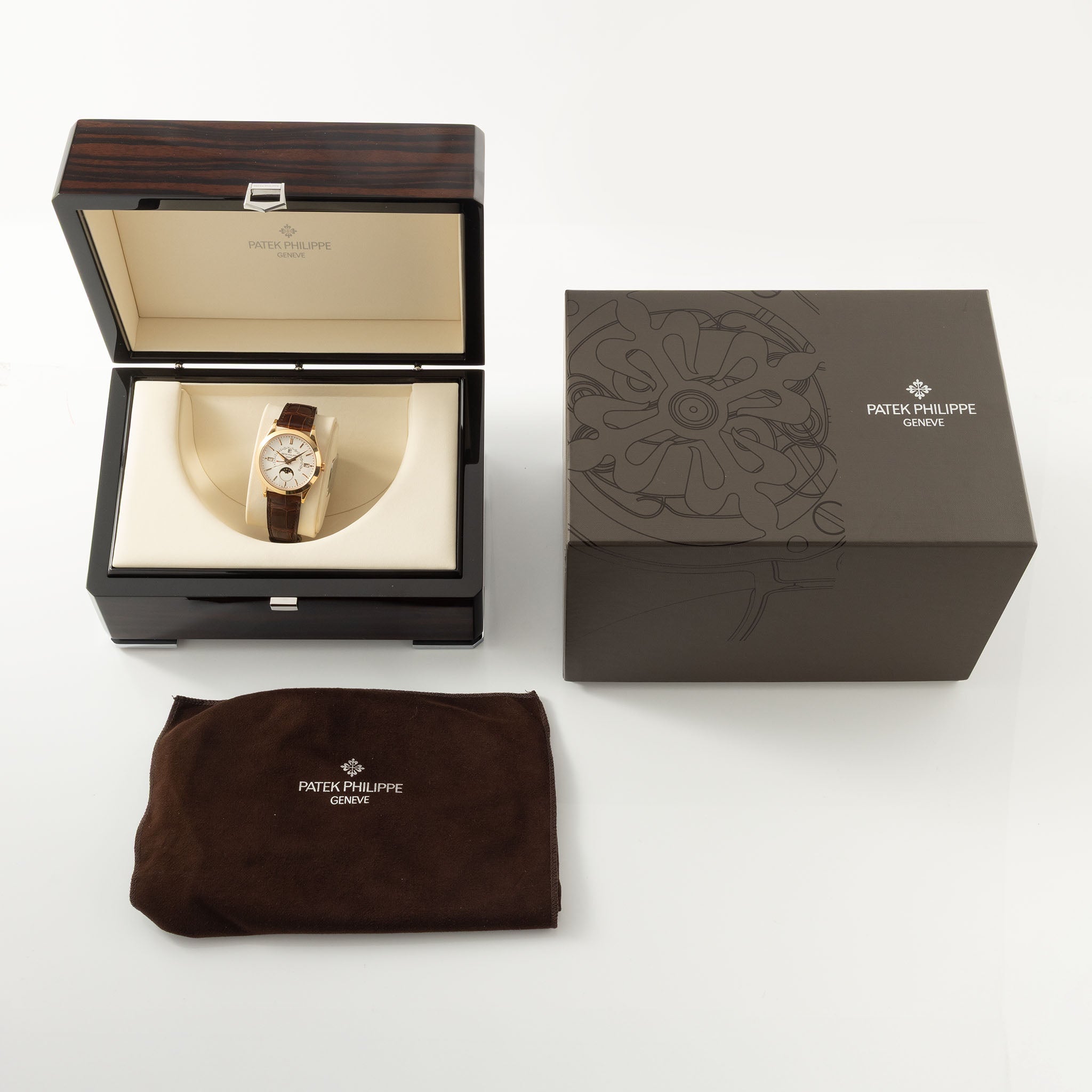 Patek Philippe 5496R Retrograde Perpetual Calendar in 18K Rose Gold Box And Paper Set