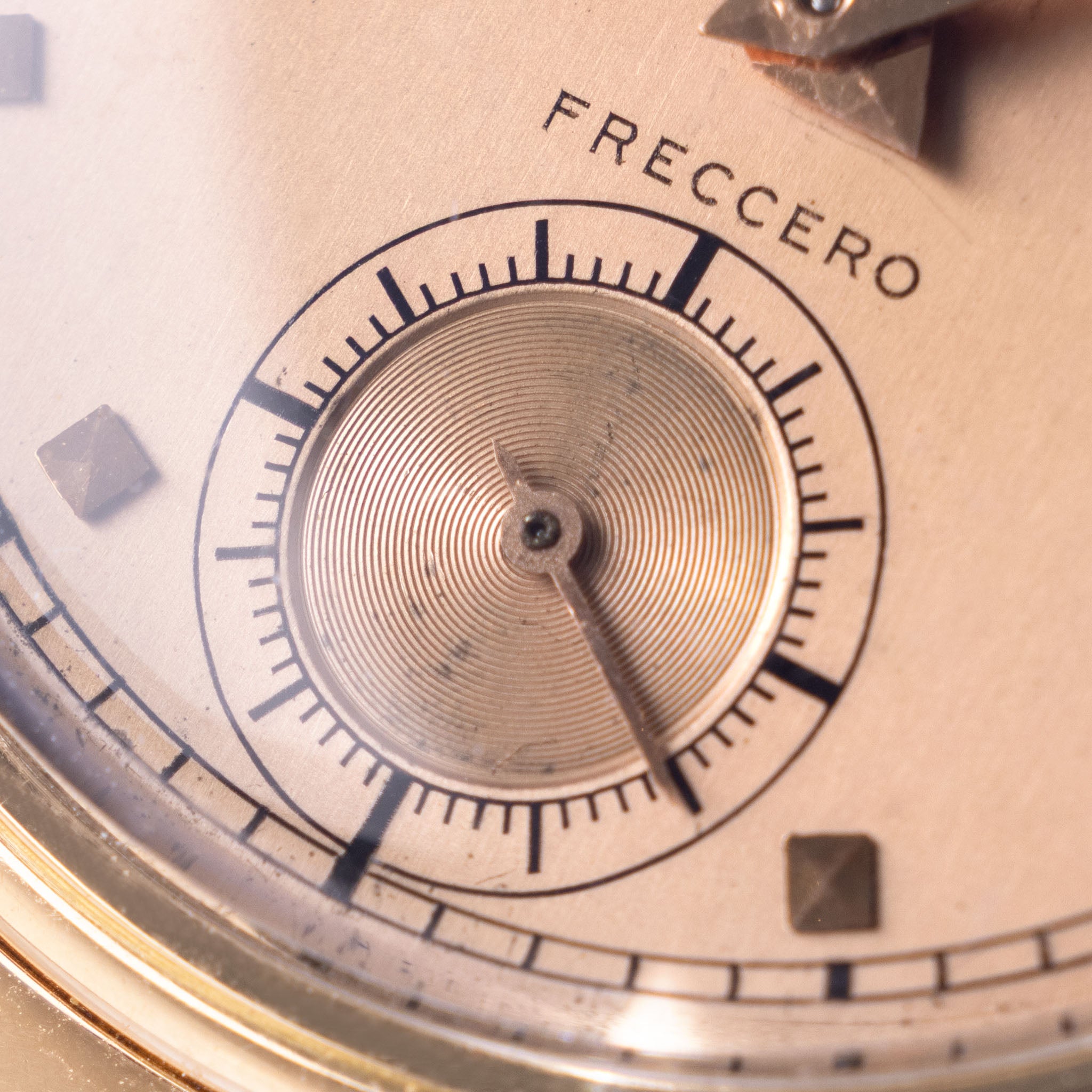 Patek Philippe Calatrava ref 539 "Armadillo" pink on pink double signed Freccero in 18k pink gold