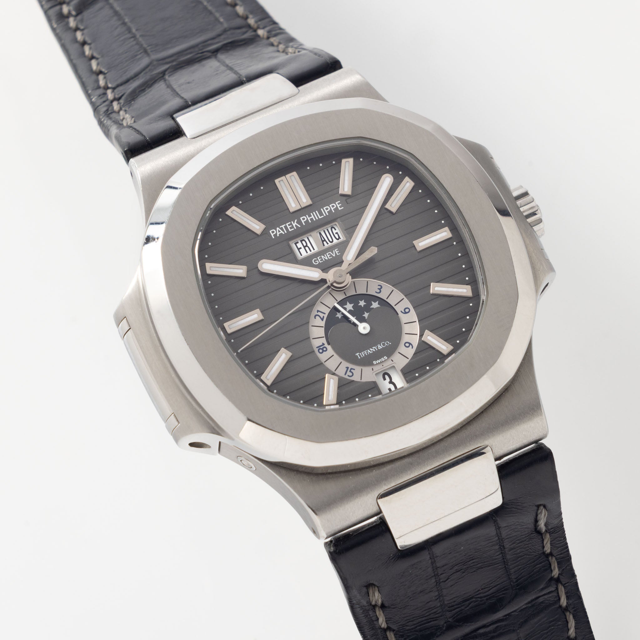 Patek Philippe Nautilus 5726A Annual Calendar retailed by "Tiffany & Co" New York Full Collectors Set