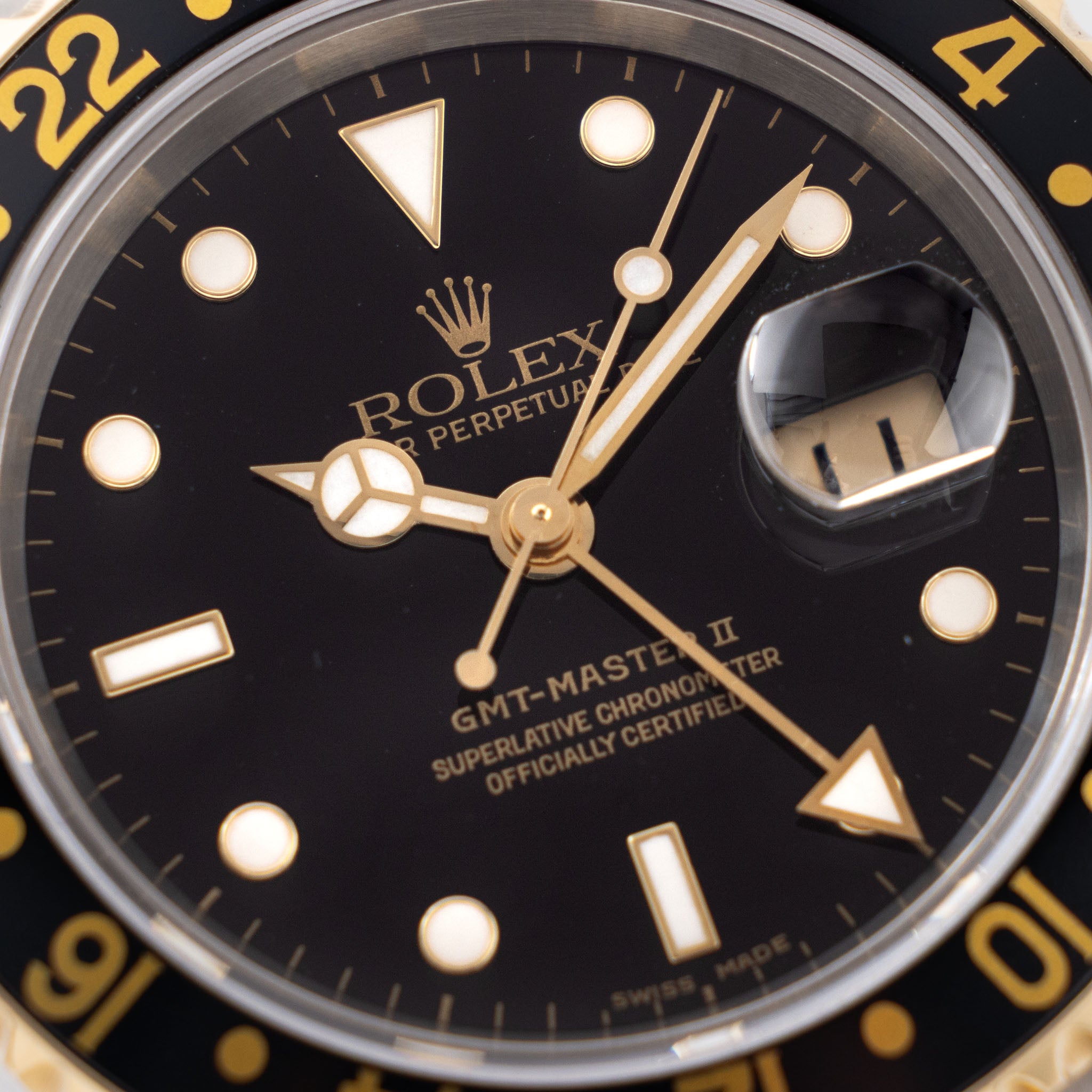 Rolex GMT-Master II ref 16713 LN Black Dial with Original Warranty Paper