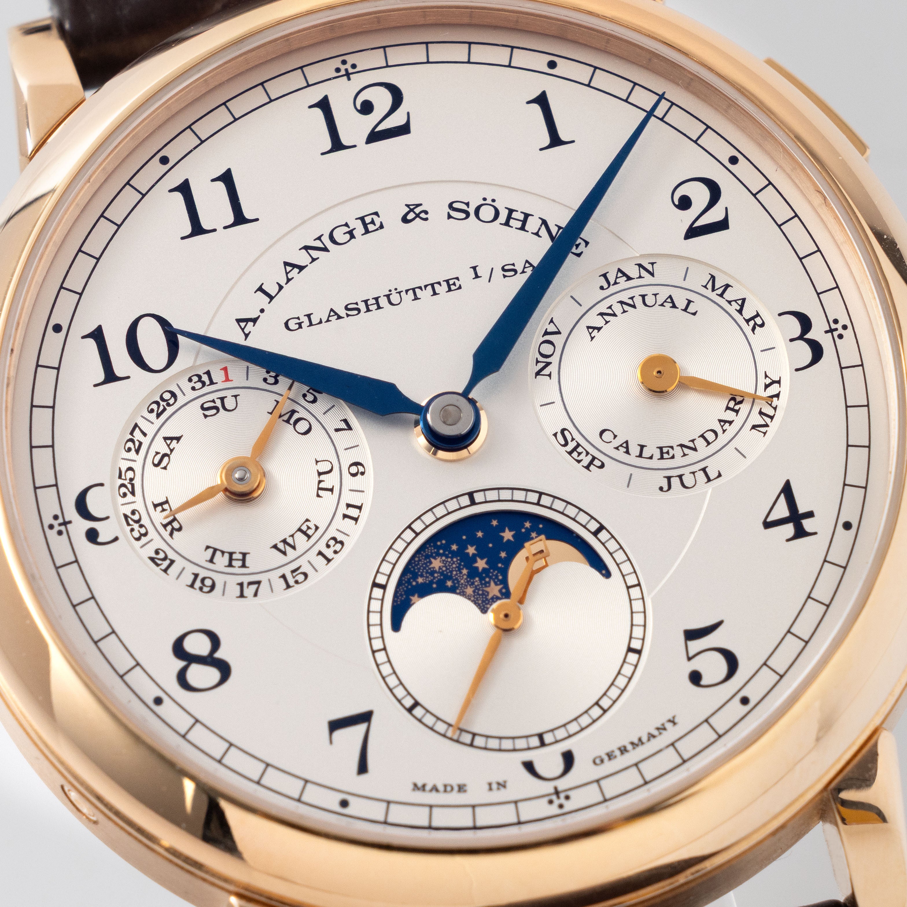 A.Lange & Söhne 1815 Annual Calendar in 18k Rose Gold Box and Papers set ref. 238.032