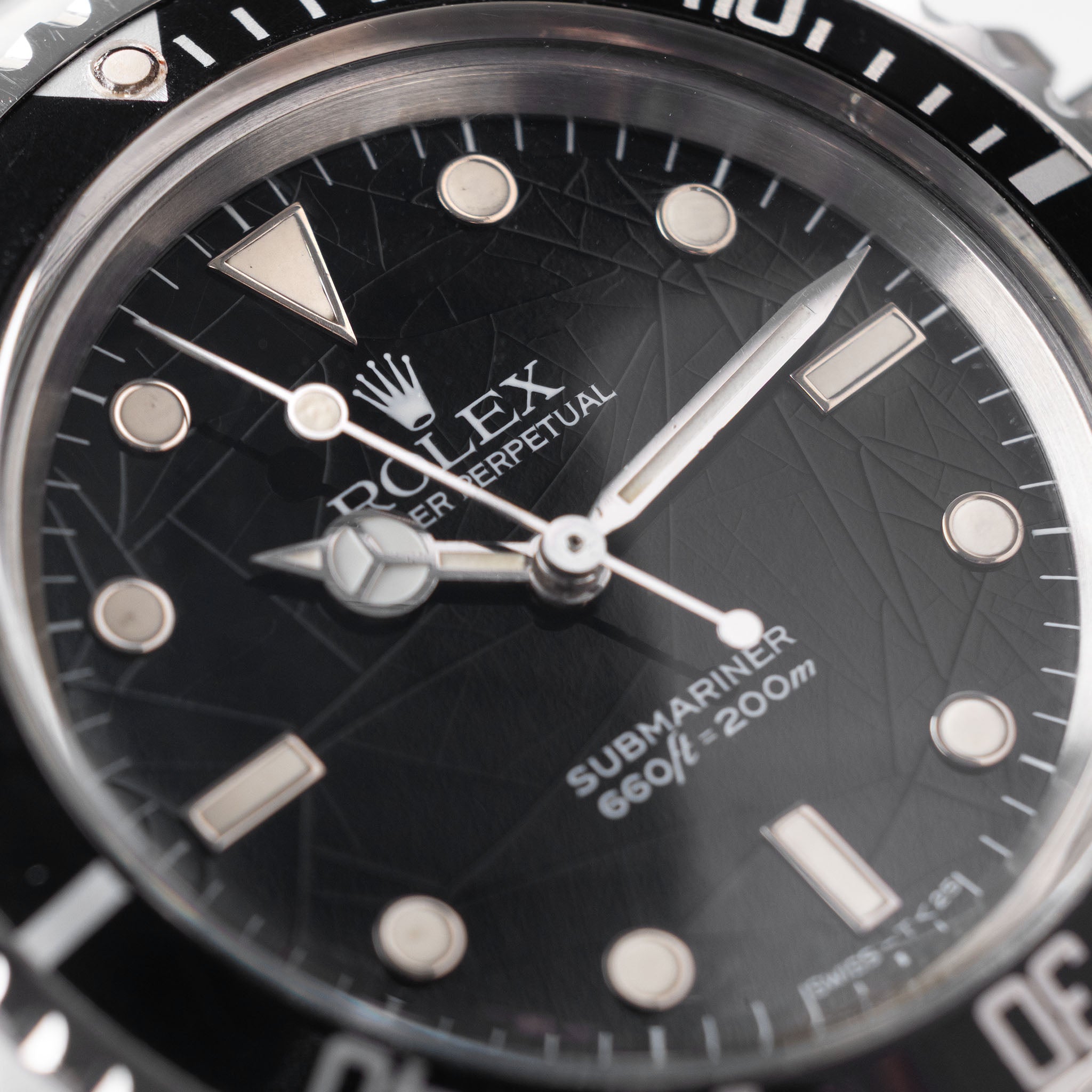 Rolex Submariner 5513 "Spider Dial" White Gold Indexes