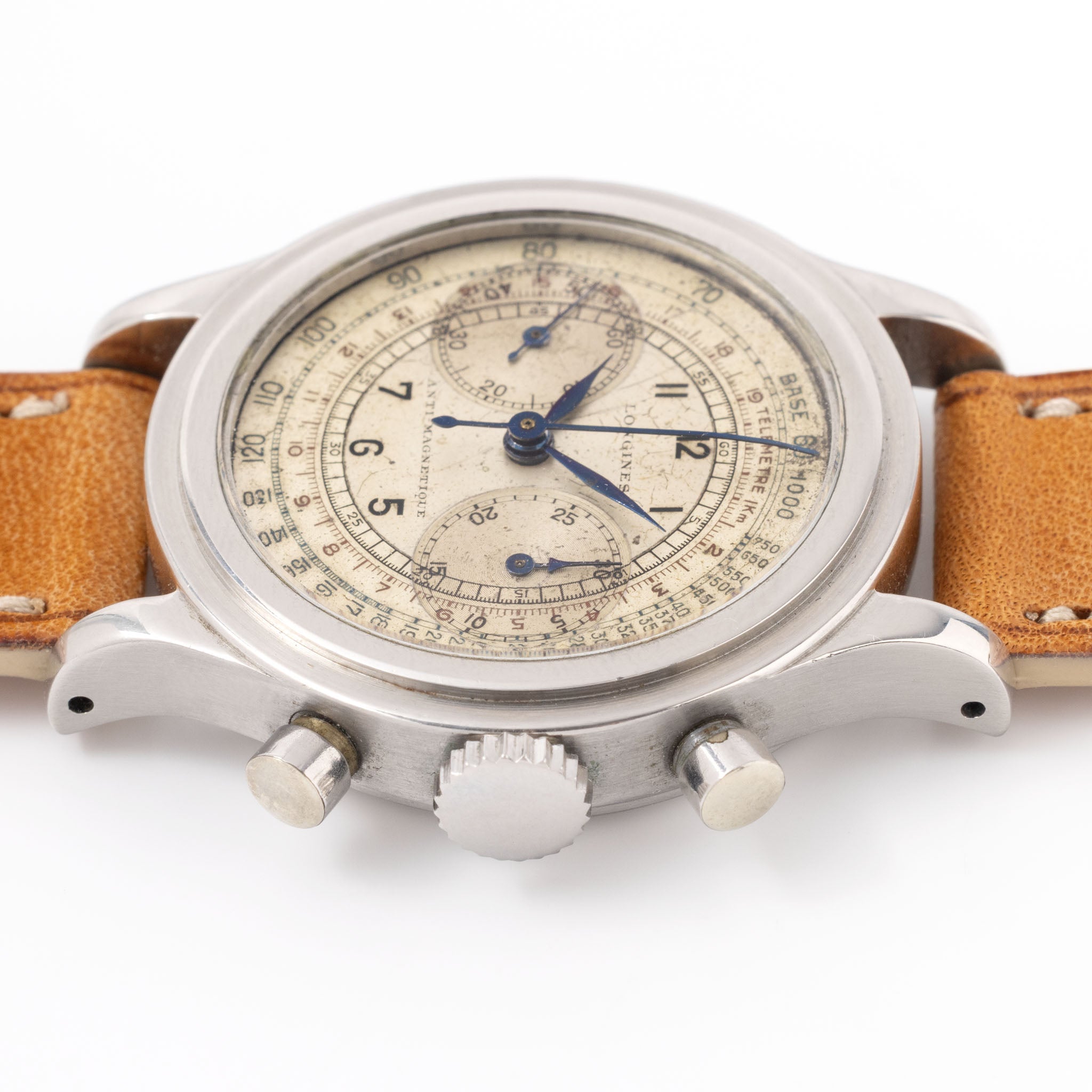Longines "Tre Tacche" 13 ZN Stepcase Chronograph ref 4974