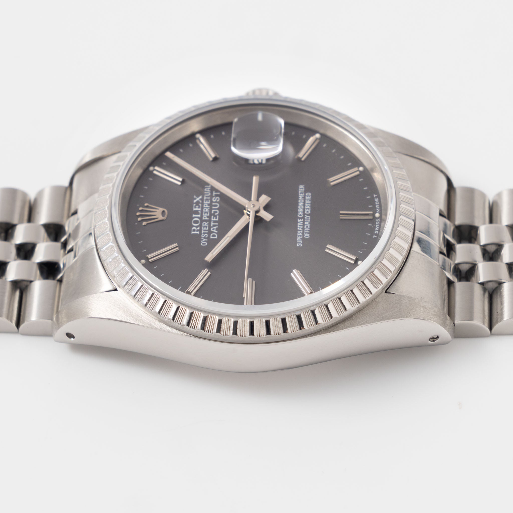 Rolex Datejust 16220 "Grey Soleil Dial"