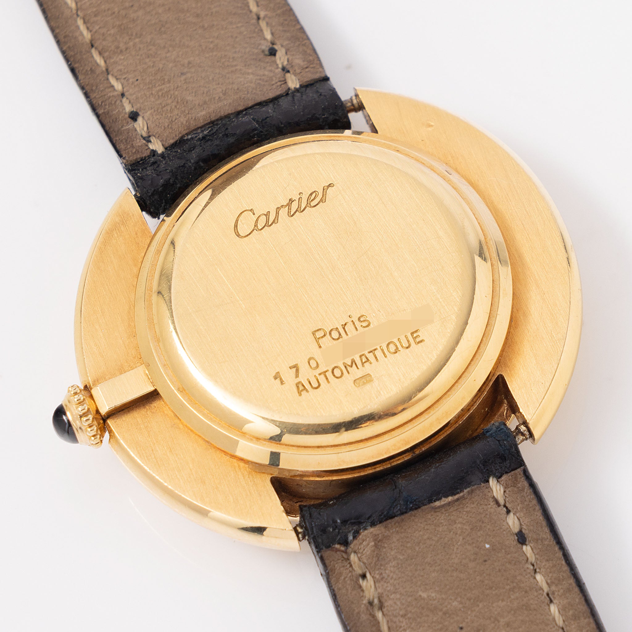 Cartier Vendôme Jumbo automatic “Paris” dial in 18 k yellow gold ref 17003