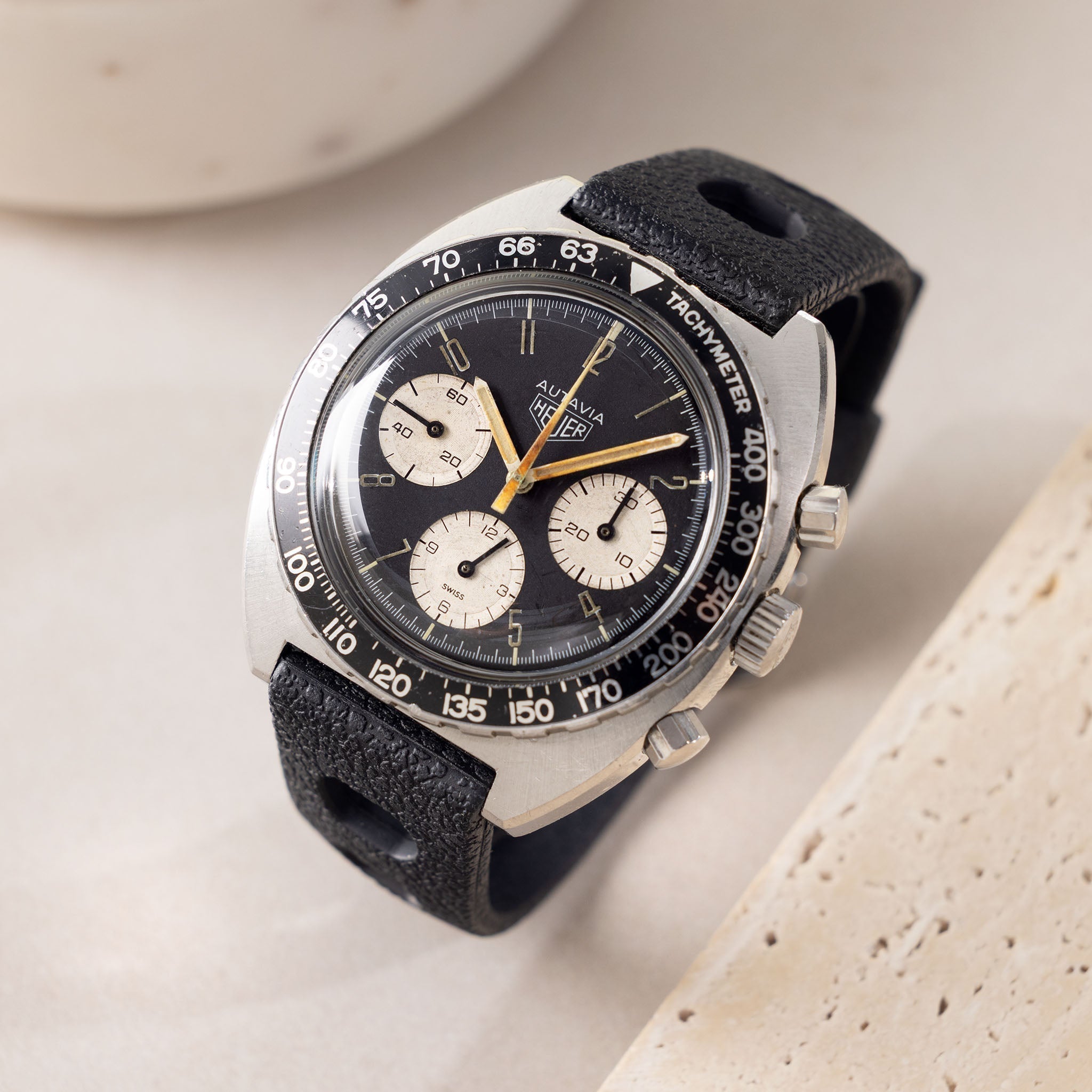 Heuer Autavia Issued to the "Kenian Air Force " KAF ref 73663