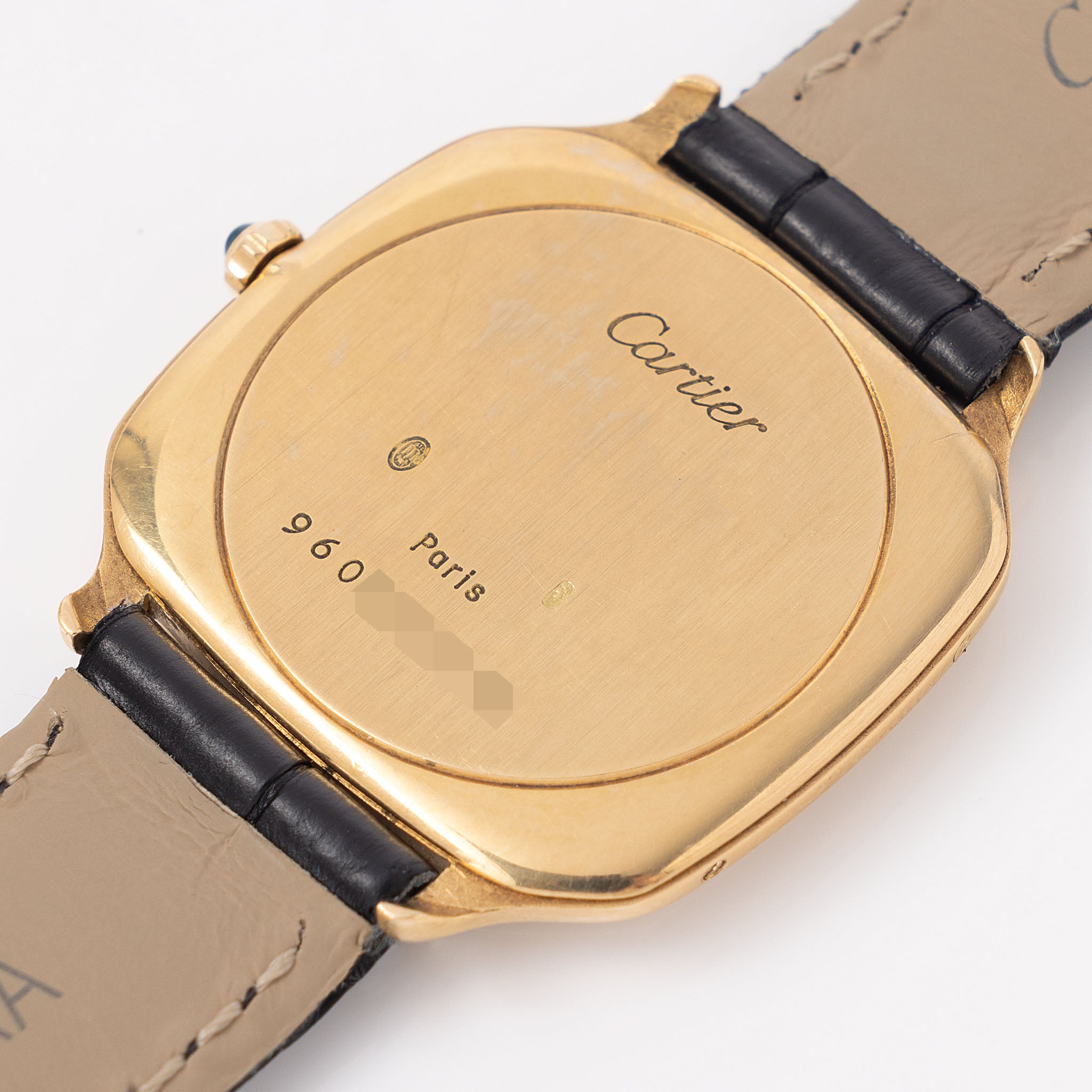 Cartier Trianon Ultra Thin in 18k Yellow Gold Ref 96055
