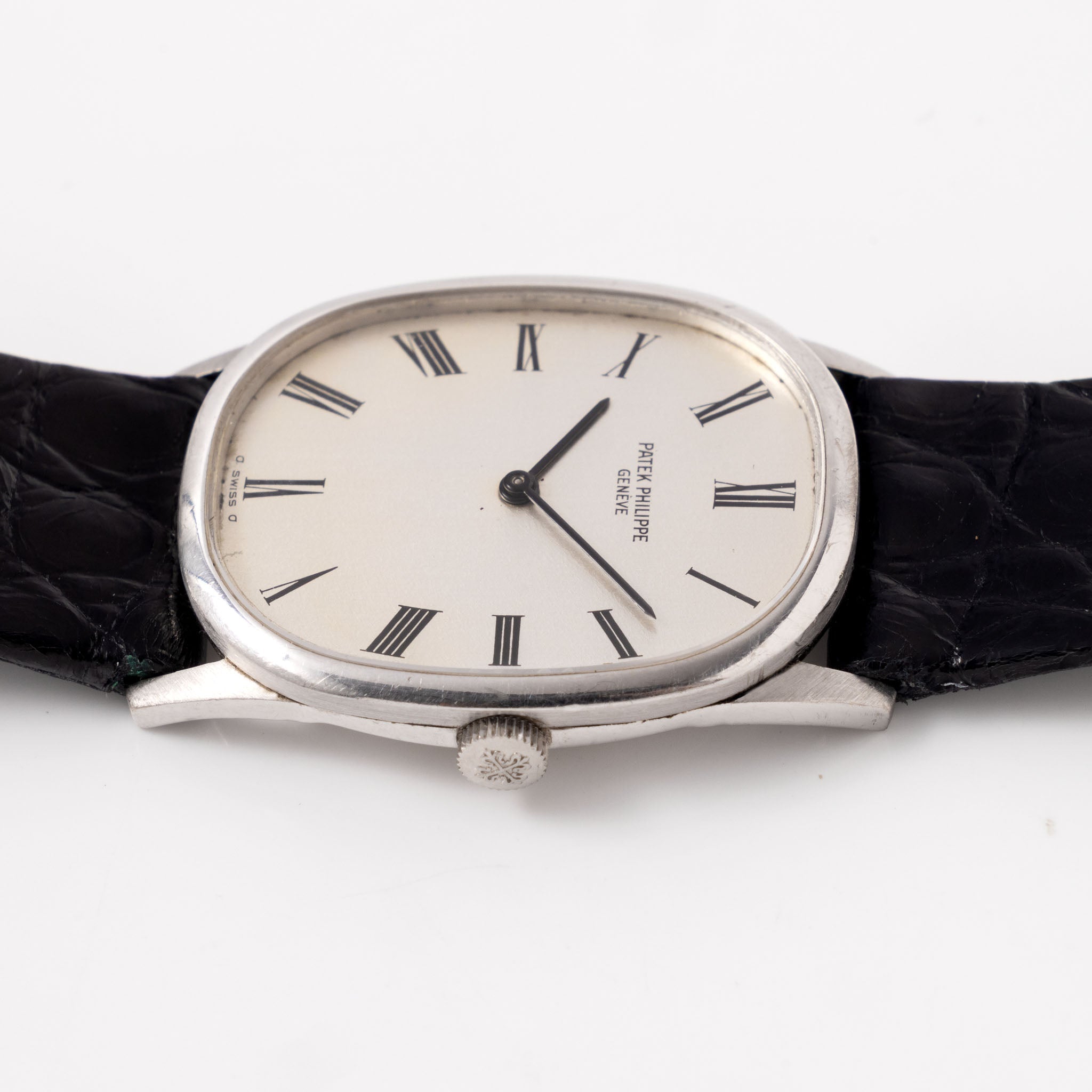 Patek Philippe Golden Ellipse 3546G Silver sigma dial in 18k white gold