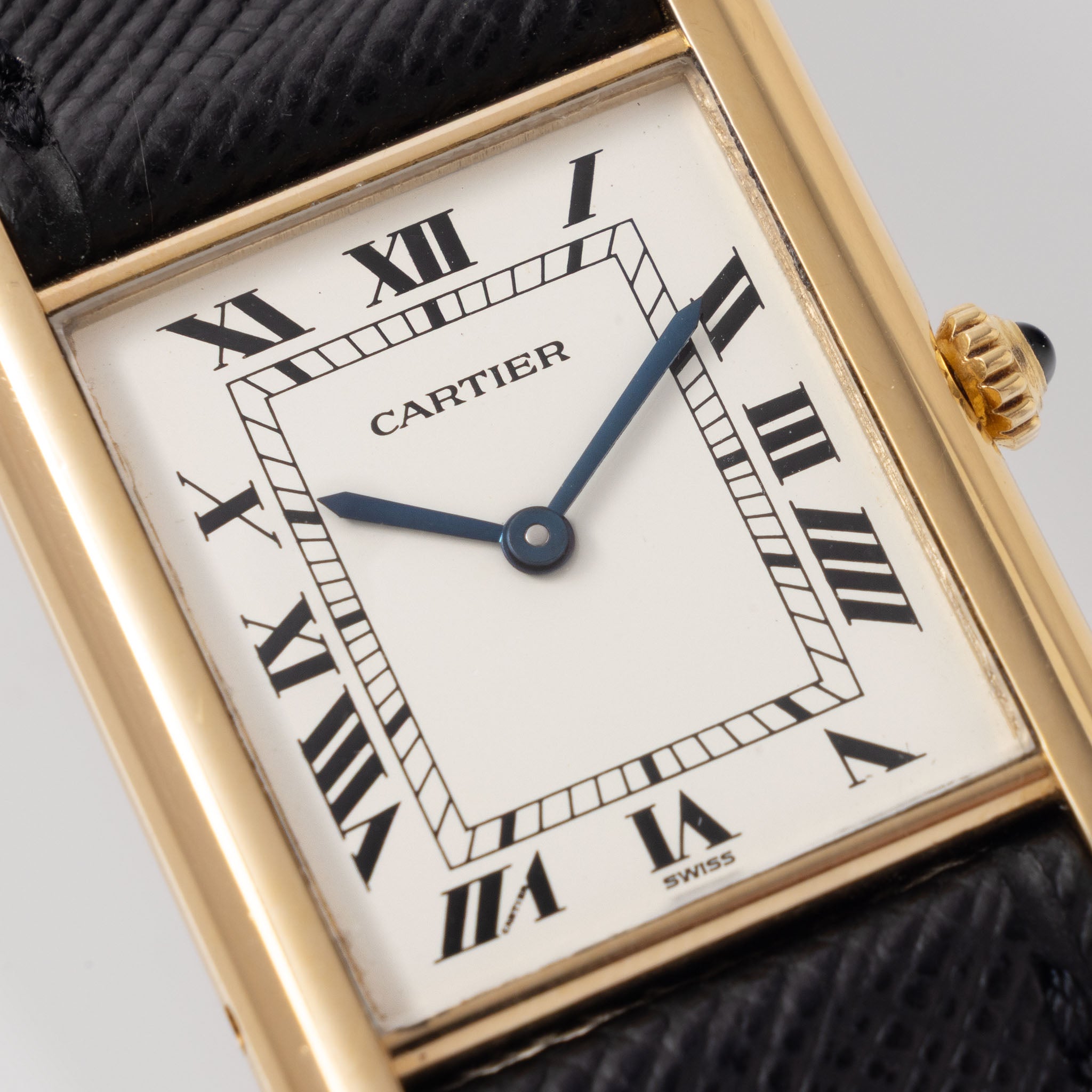 Cartier Tank Louis medium size ref 88105 in 18 k yellow gold