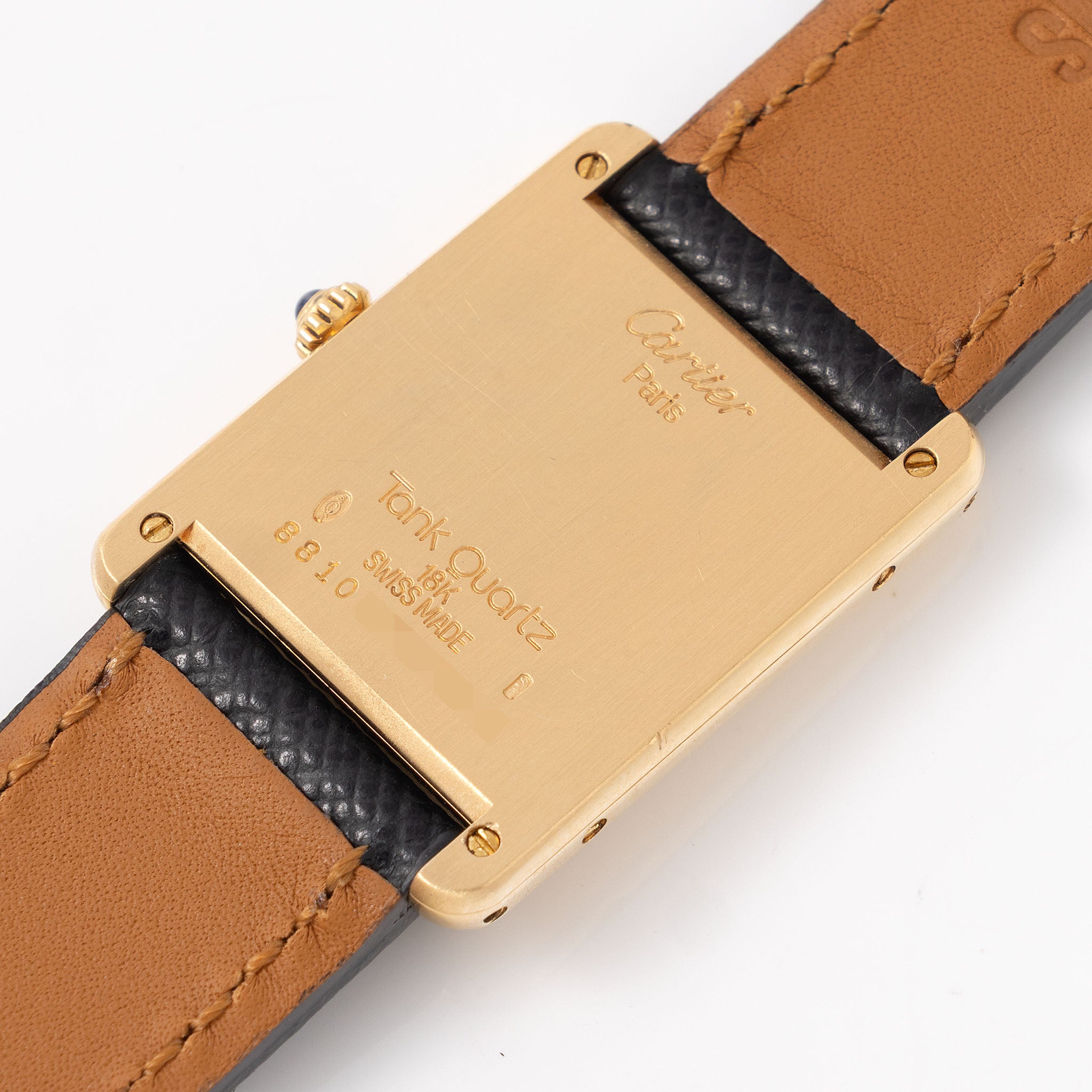 Cartier Tank Louis medium size ref 88105 in 18 k yellow gold