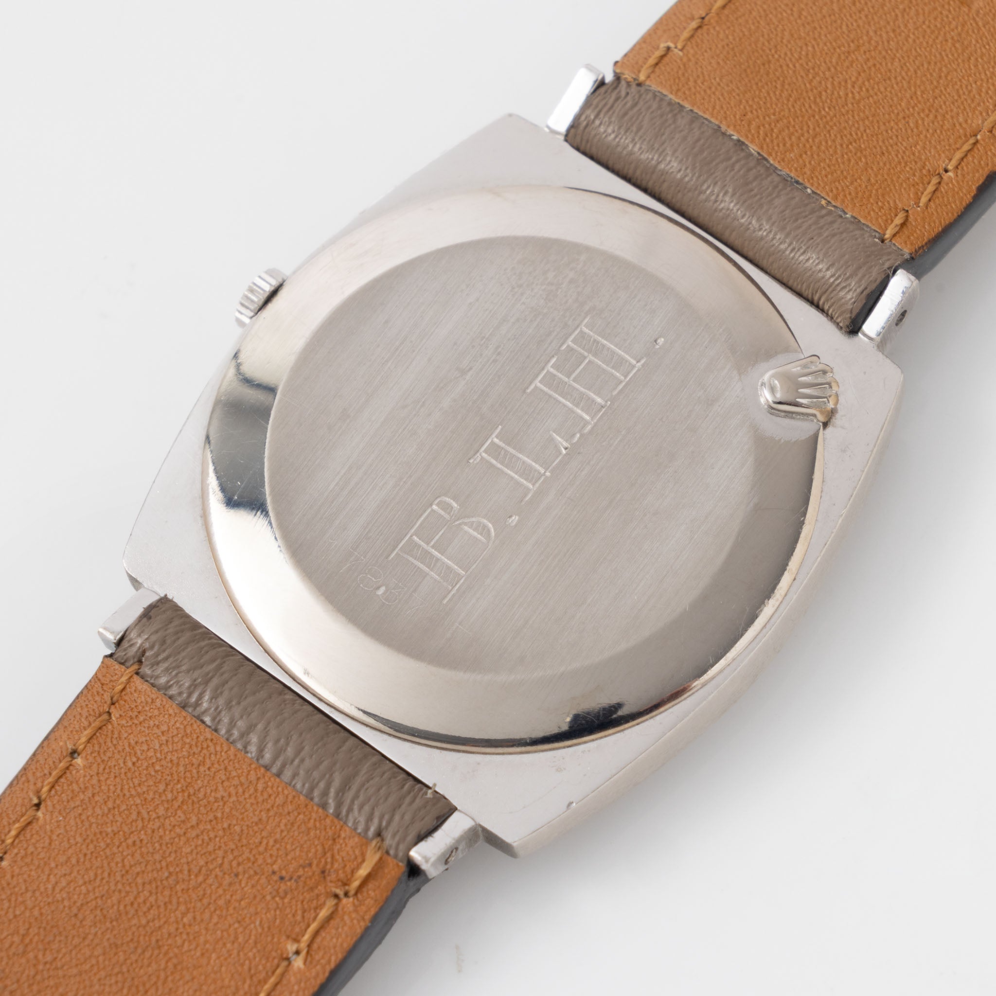 Rolex Cellini Silver Soleil Dial in 18k white gold ref. 3747