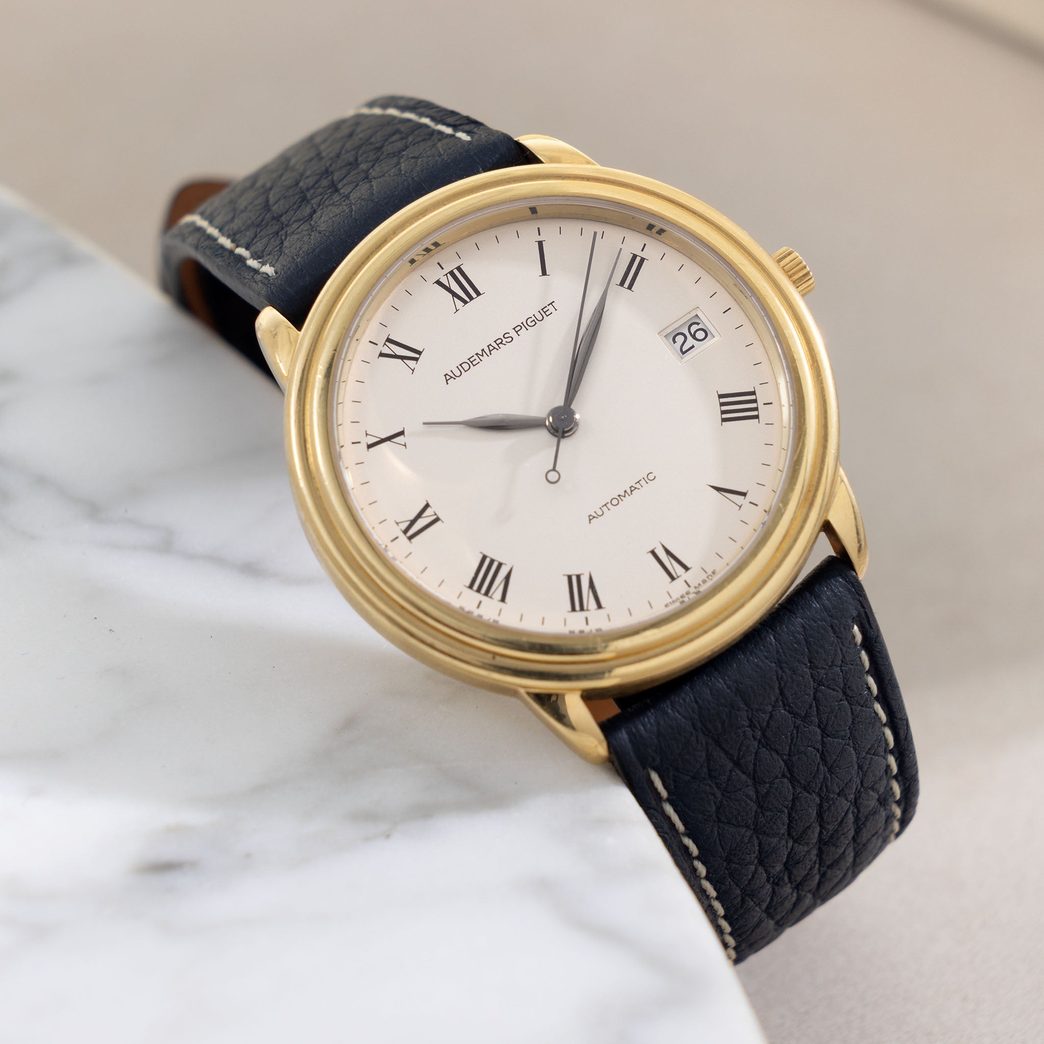 Audemars Piguet Automatic Classique 18k Yellow Gold Dresswatch Silver Dial