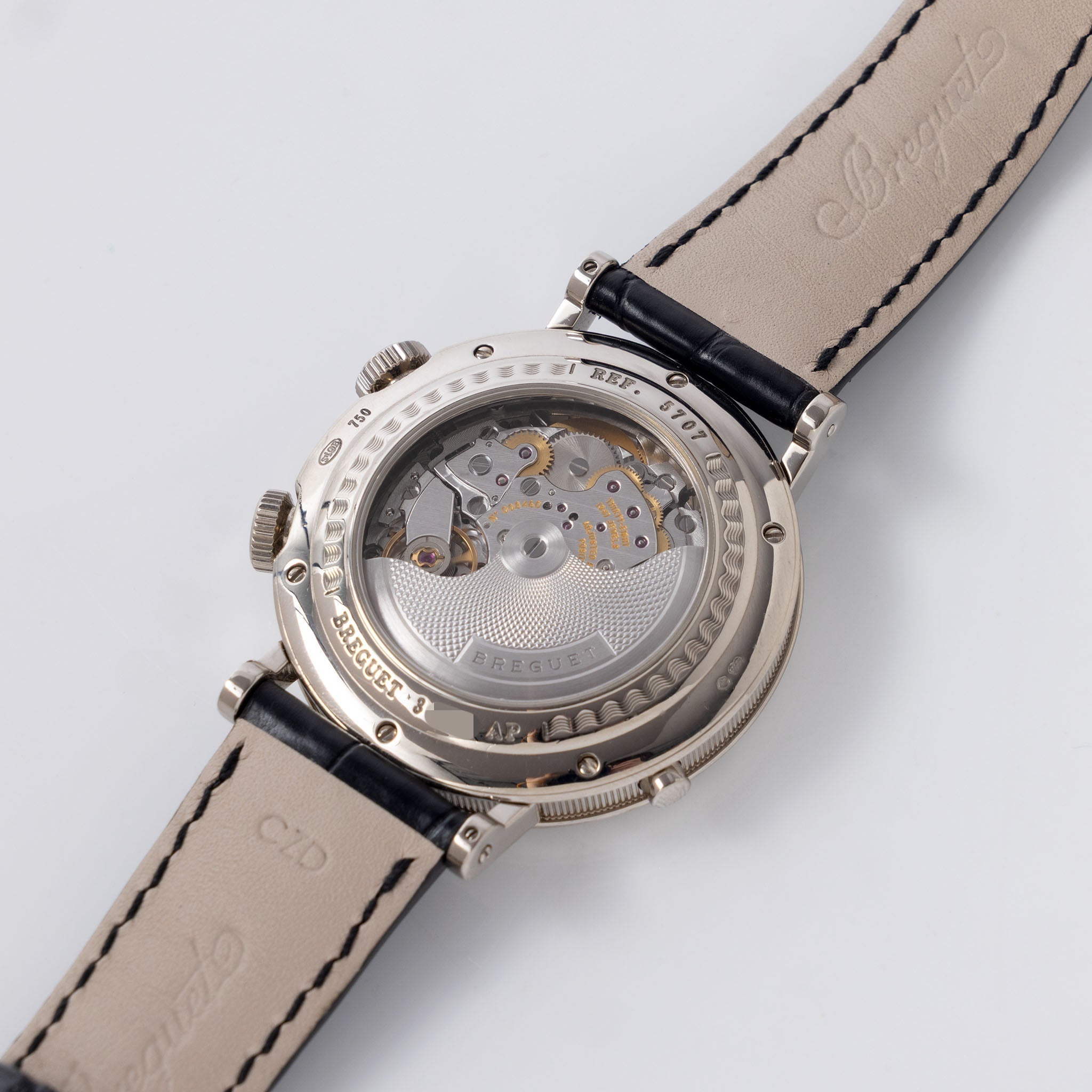 Breguet Reveil Du Tsar Le Classique Silver Guilloché Dial in 18k White Gold ref. 5707