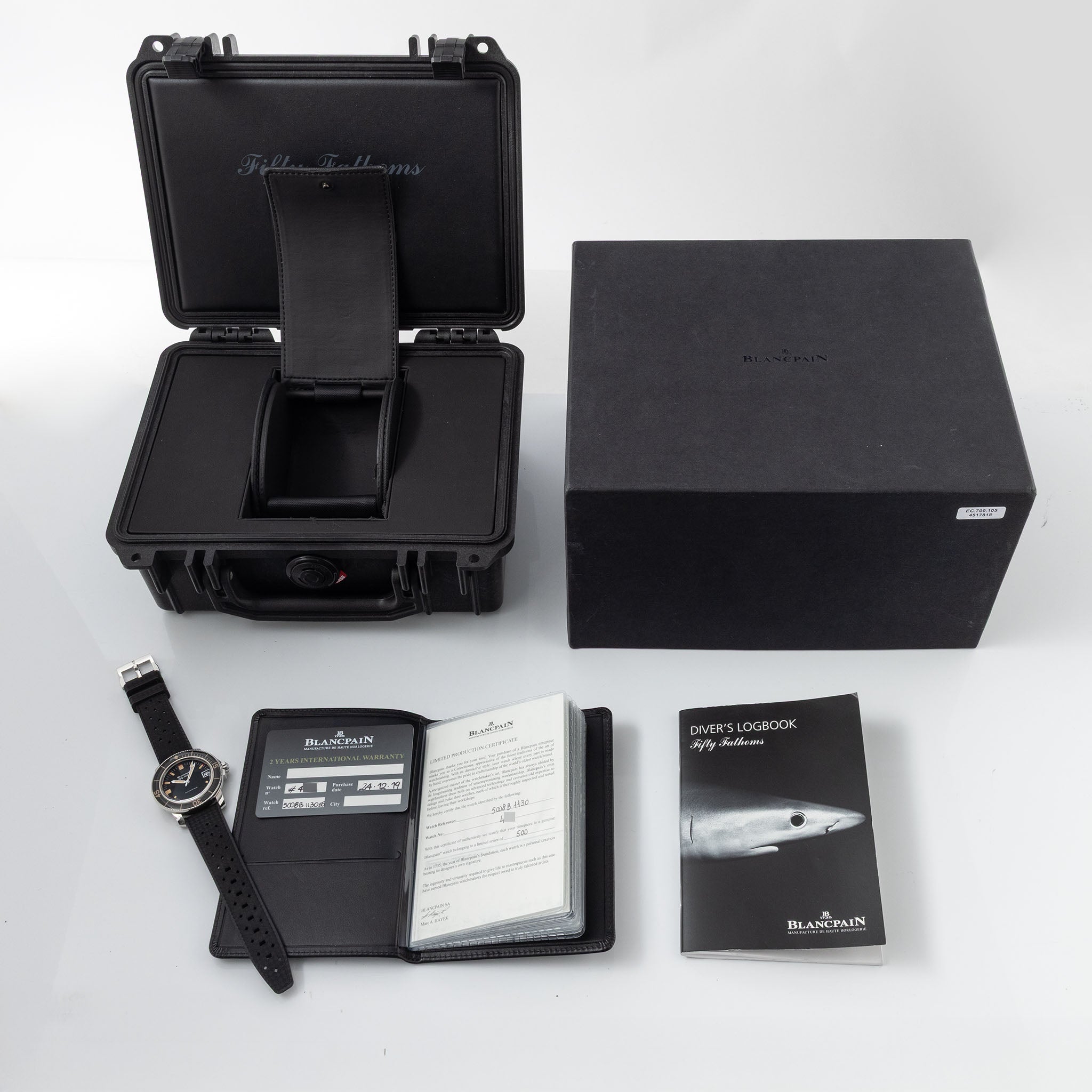 Blancpain Fifty Fathoms Barakuda Limited Edition Full Set ref. 5008B-1130-B52A