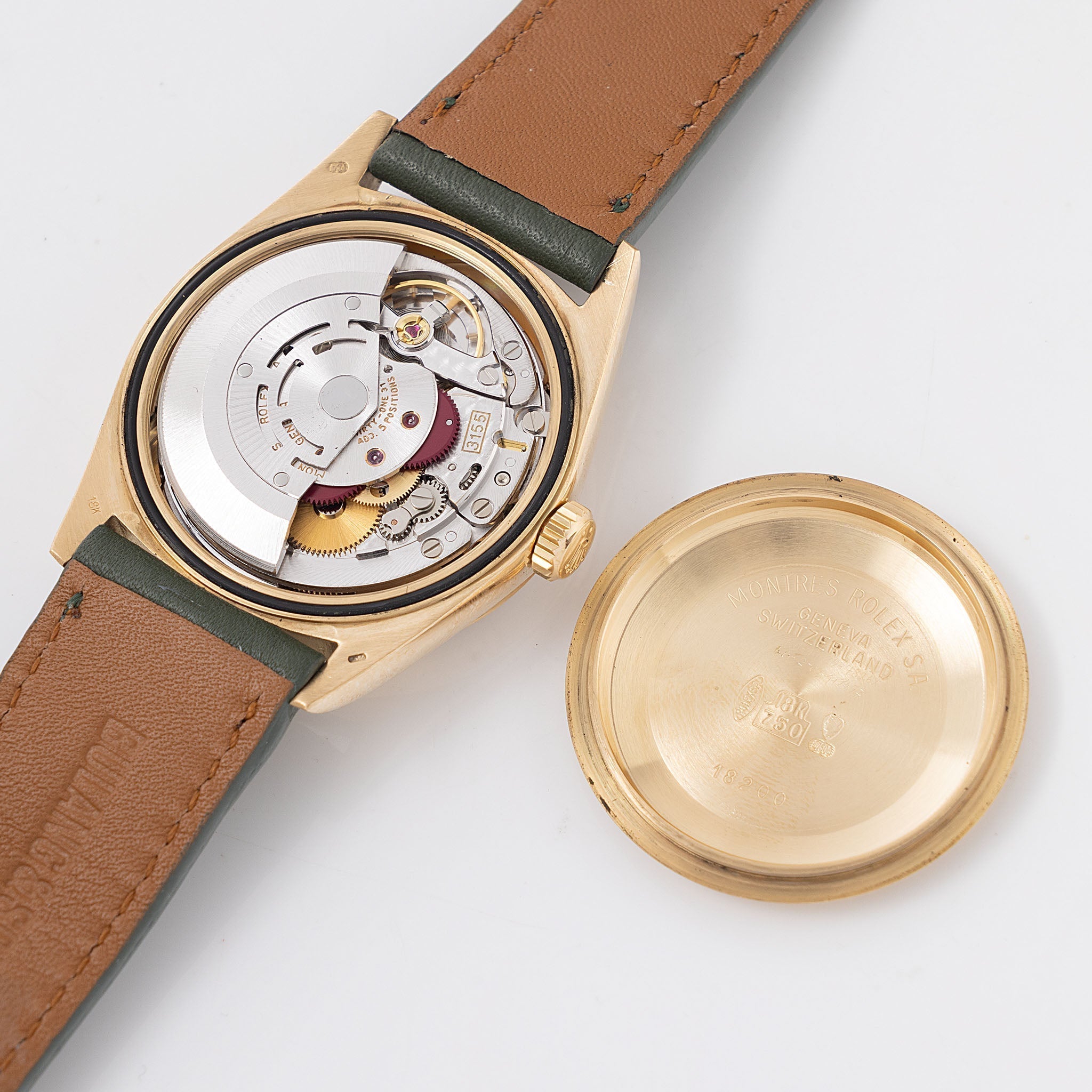 Rolex Day-date Houndstooth dial ref 18238 in 18 k yellow gold