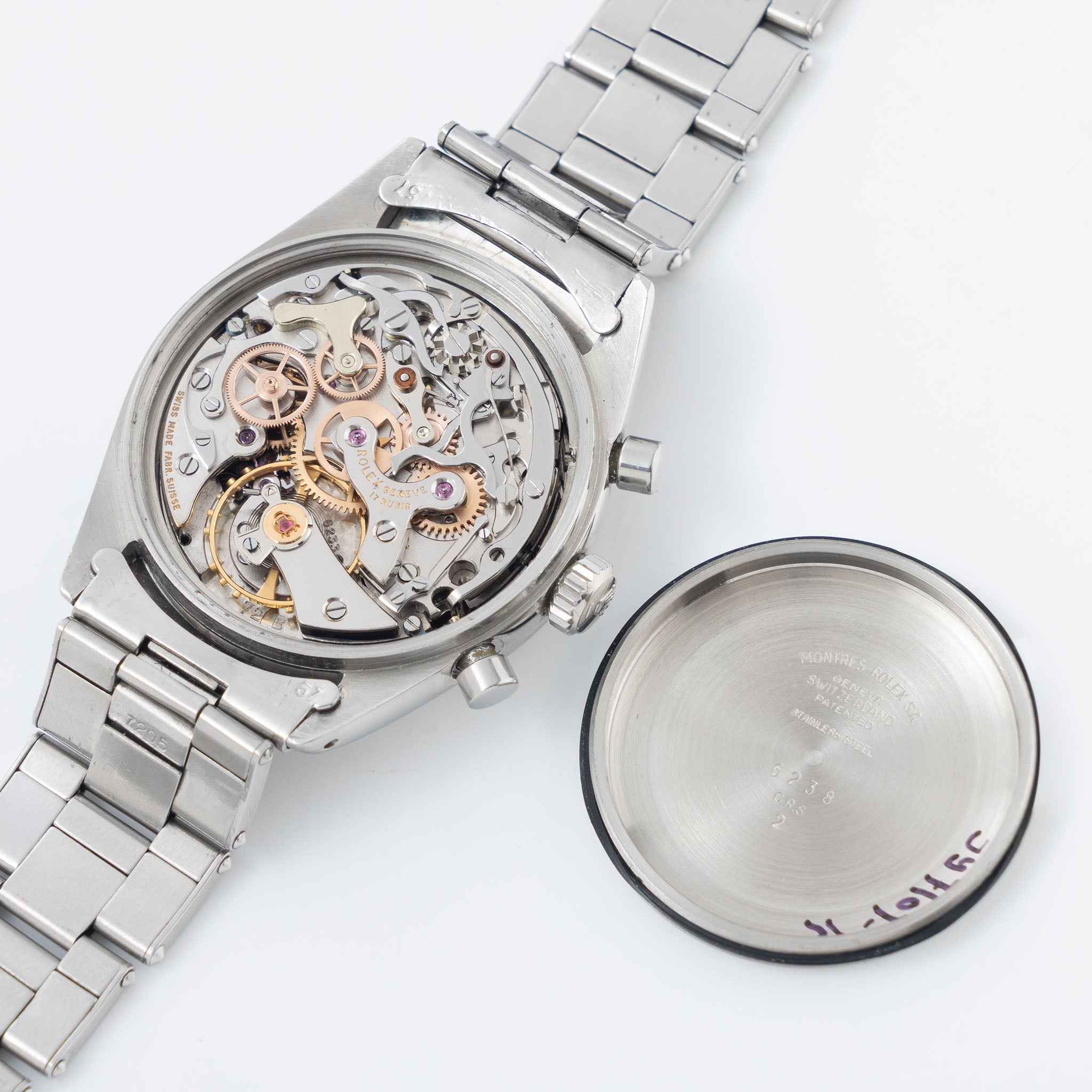 Rolex Chronograph "Pre-Daytona" 6238 Silver Dial