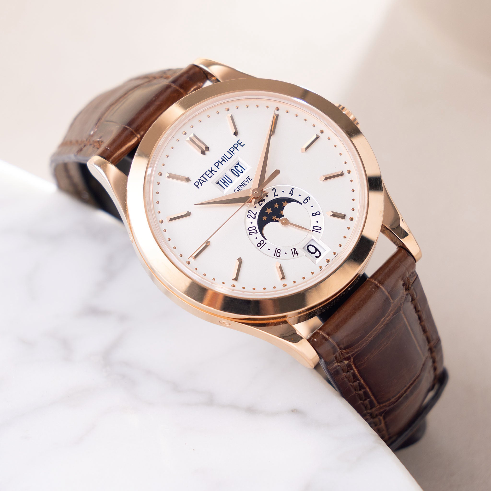 Patek Philippe Annual calendar in 18 k rose gold ref 5396R